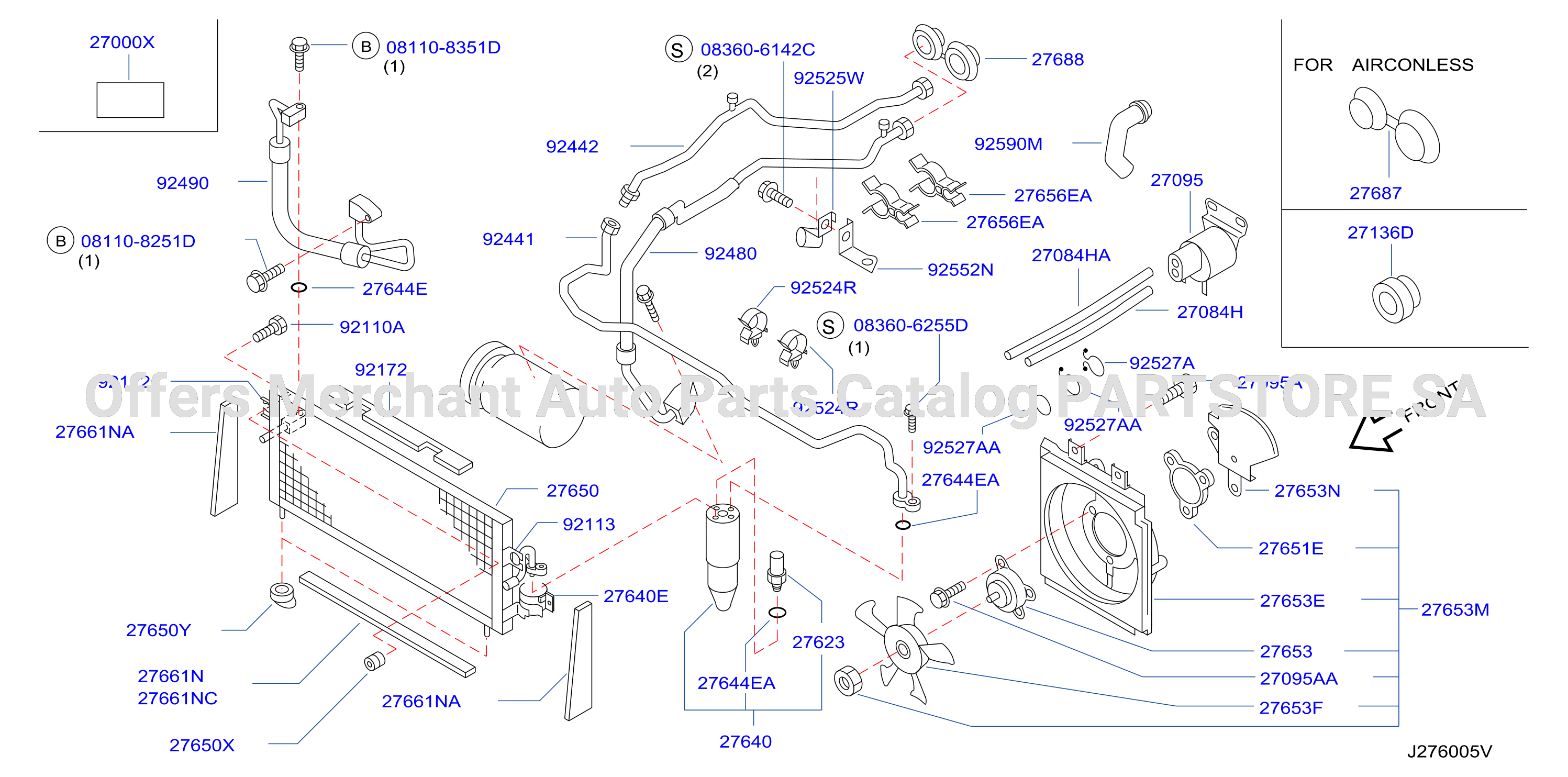 Condenser Liquid Tank Piping