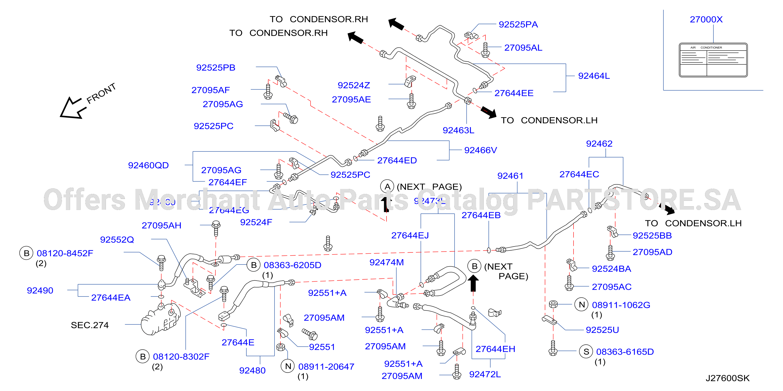 Condenser Liquid Tank Piping Piping
