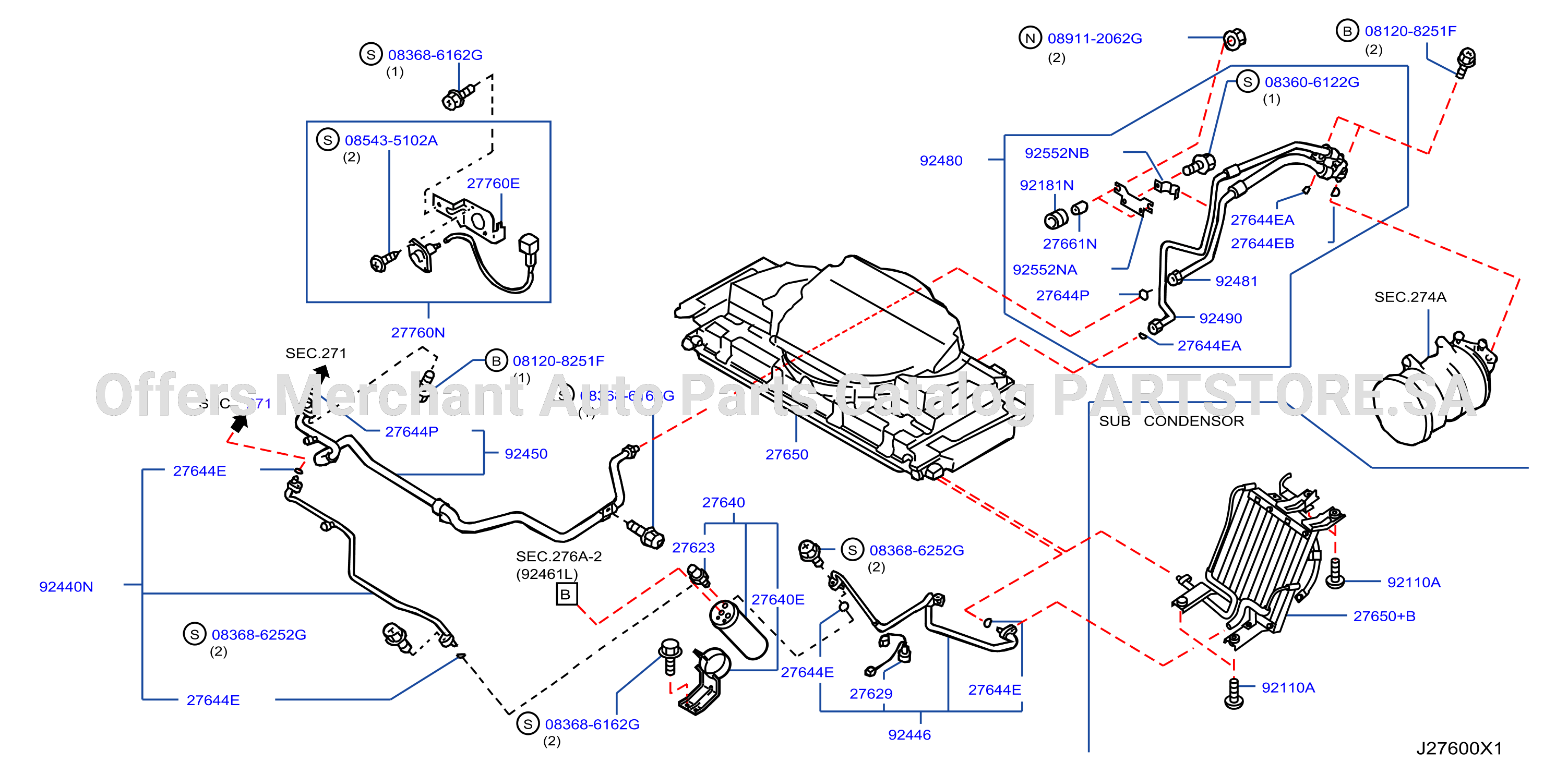 Condenser Liquid Tank Piping Piping Front