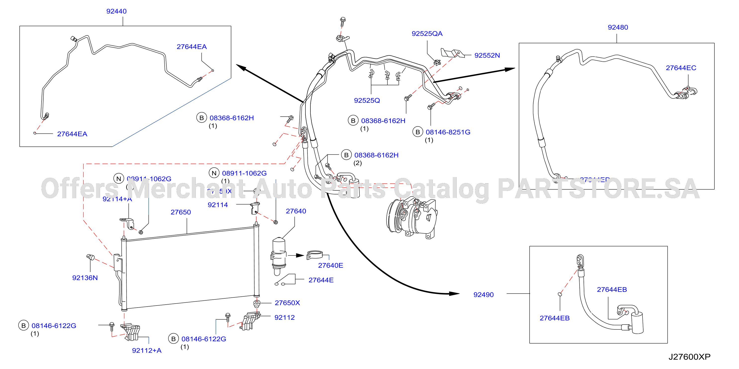 Condenser Liquid Tank Piping