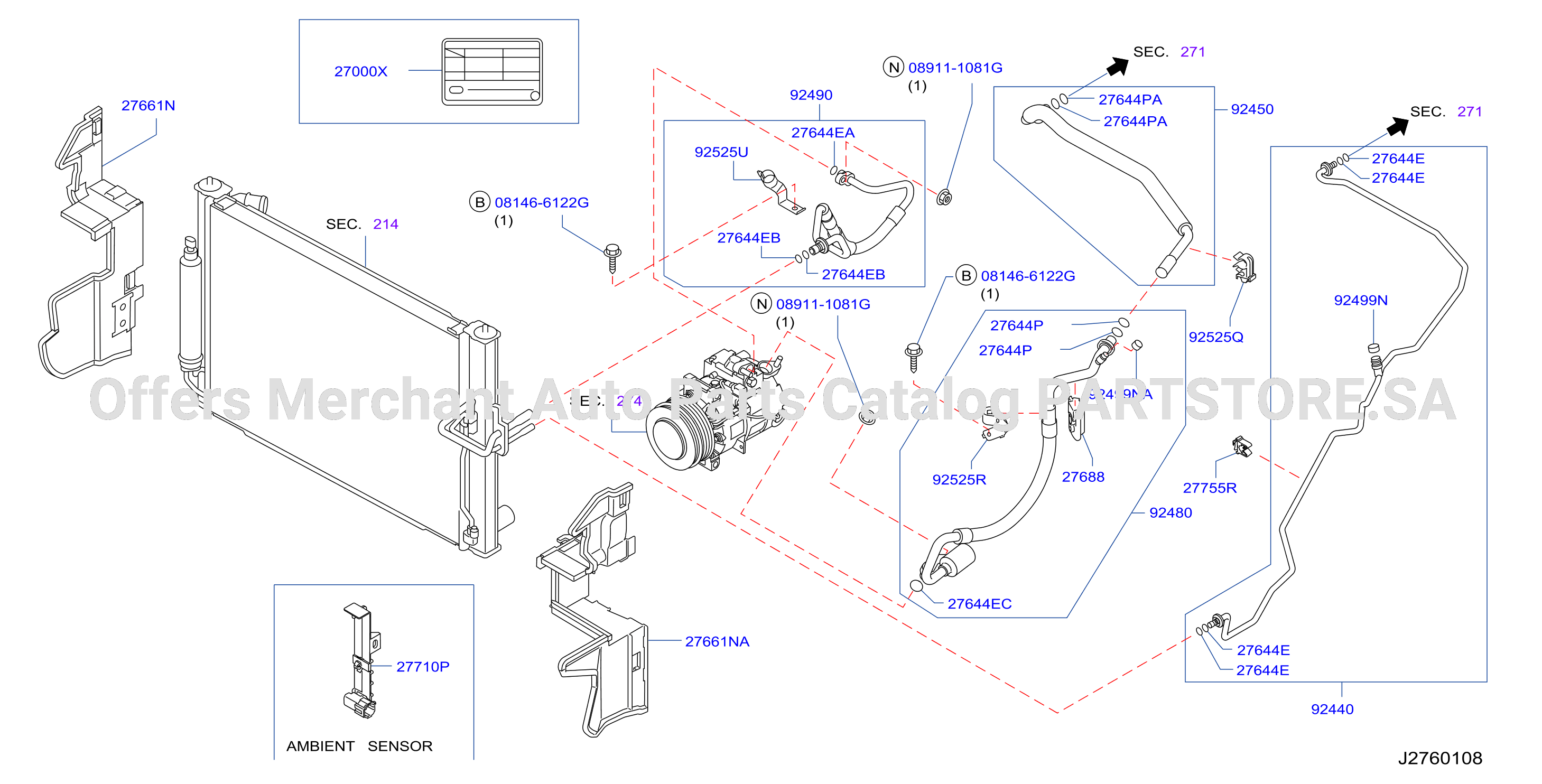 Condenser Liquid Tank Piping