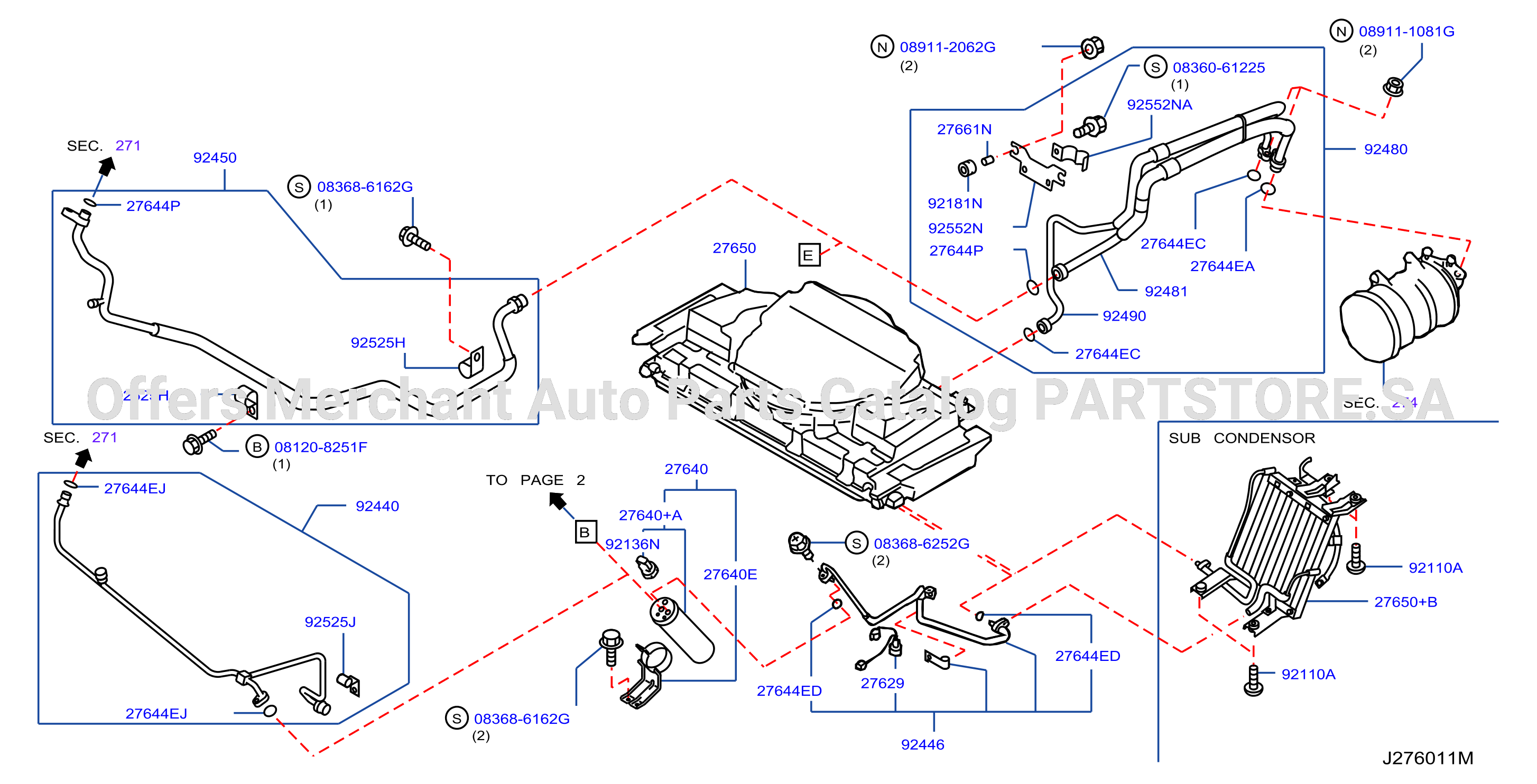 Condenser Liquid Tank Piping Piping Front