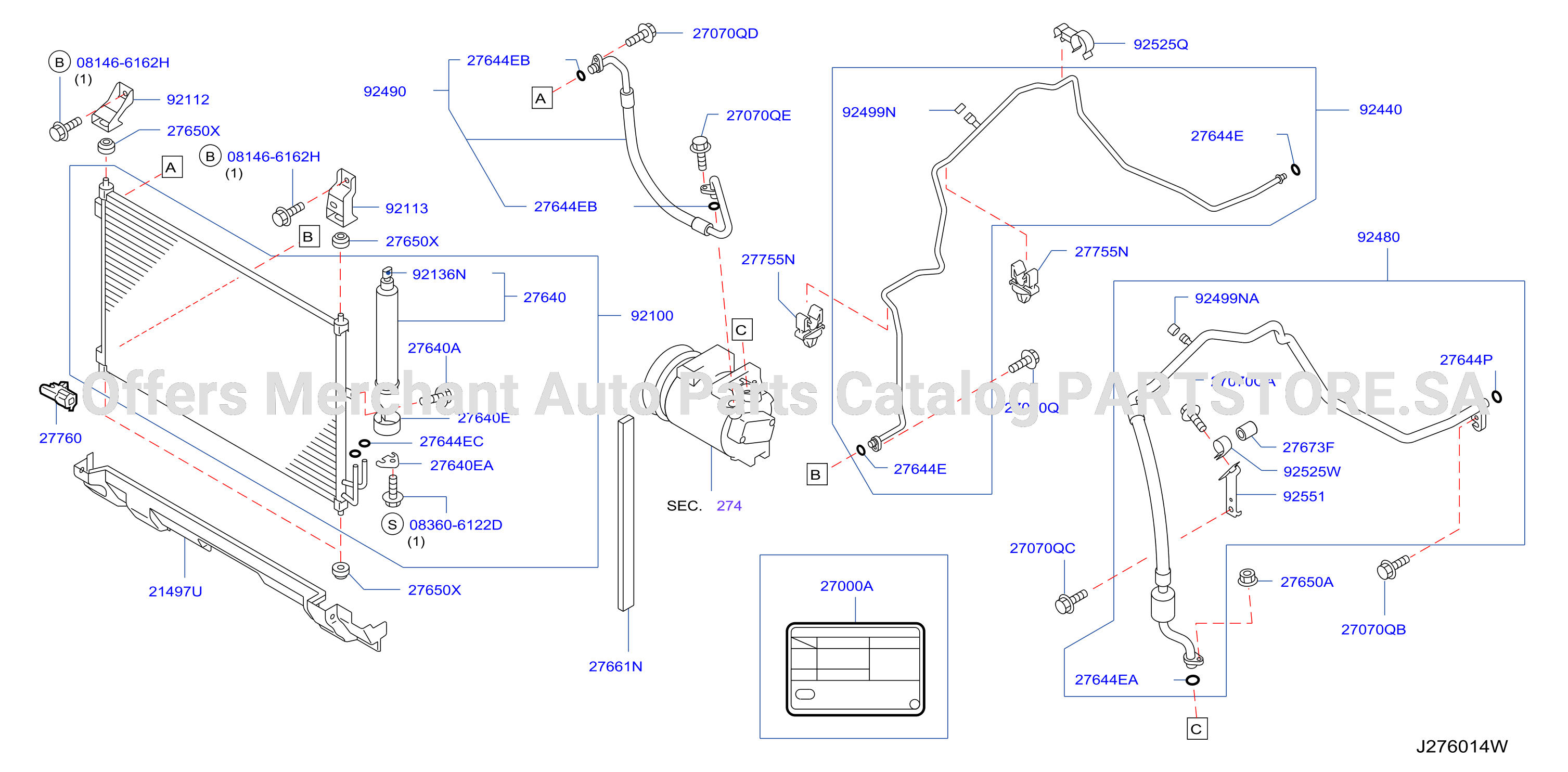 Condenser Liquid Tank Piping