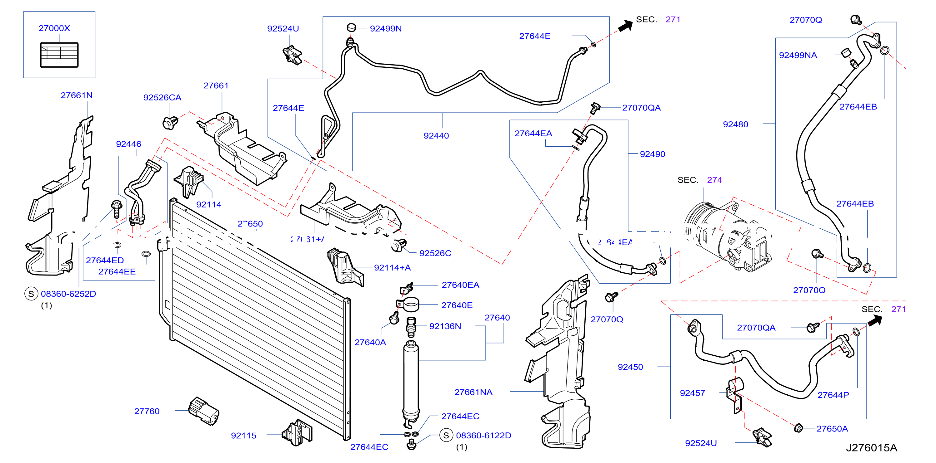 Condenser Liquid Tank Piping