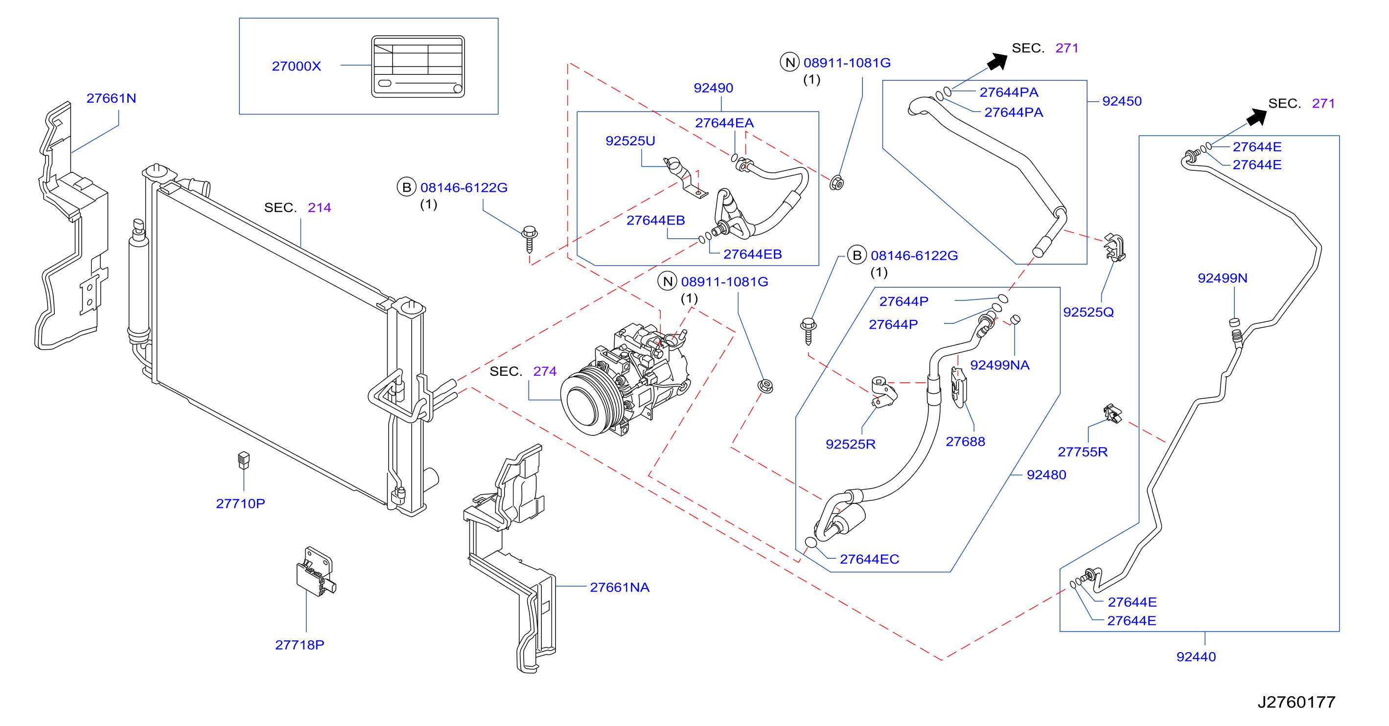 Condenser Liquid Tank Piping