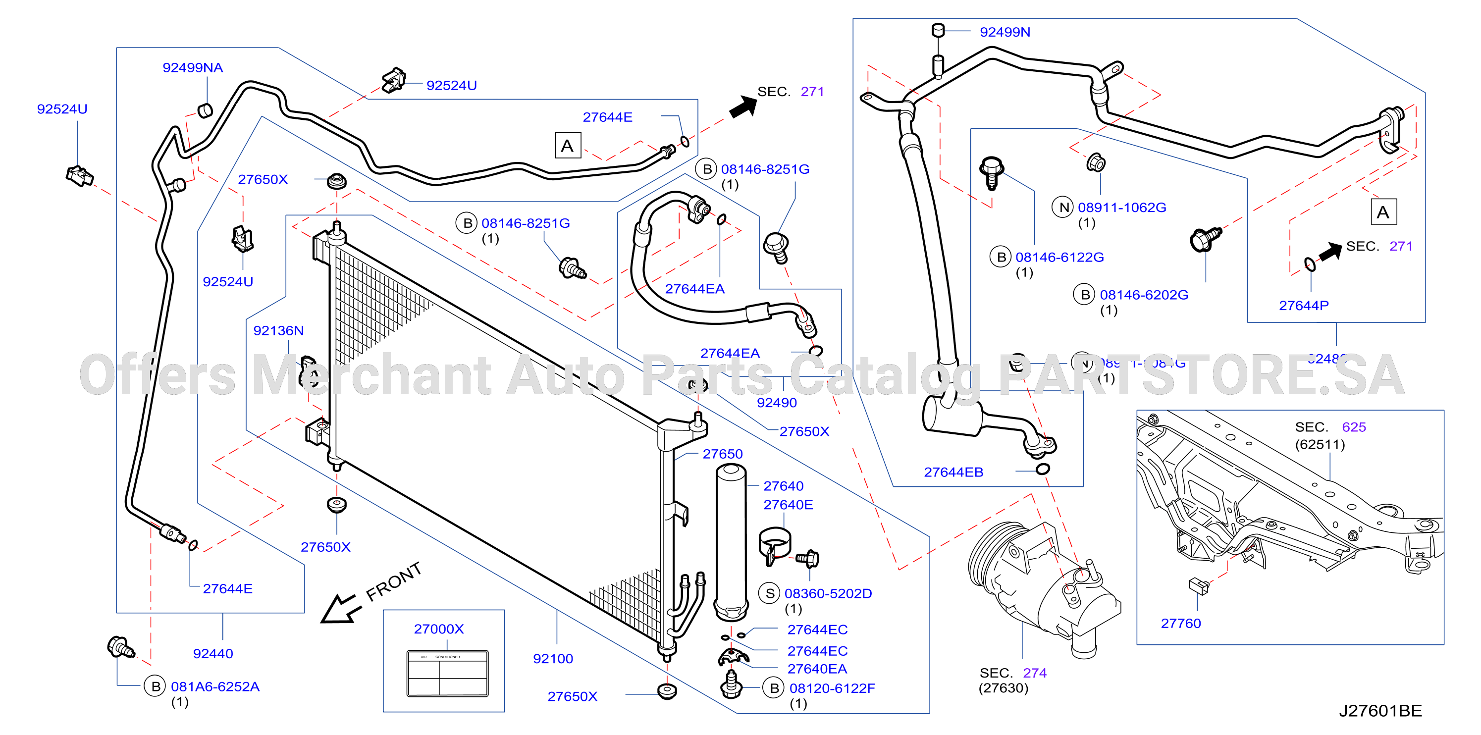 Condenser Liquid Tank Piping