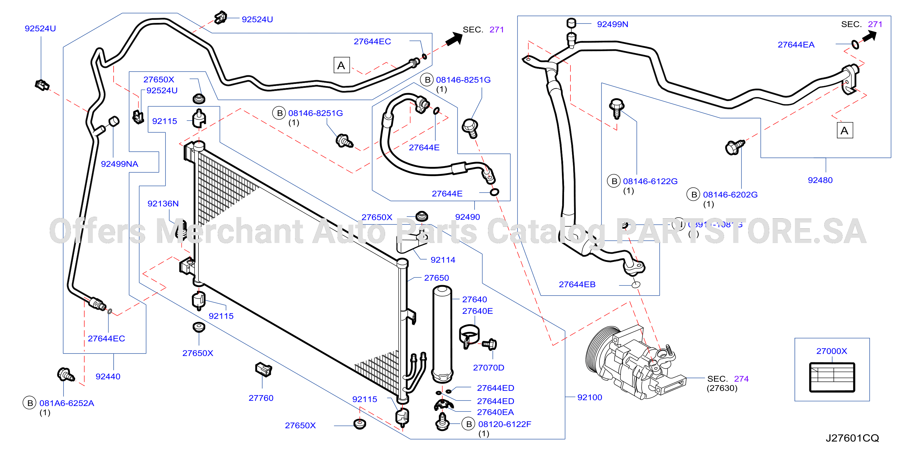Condenser Liquid Tank Piping