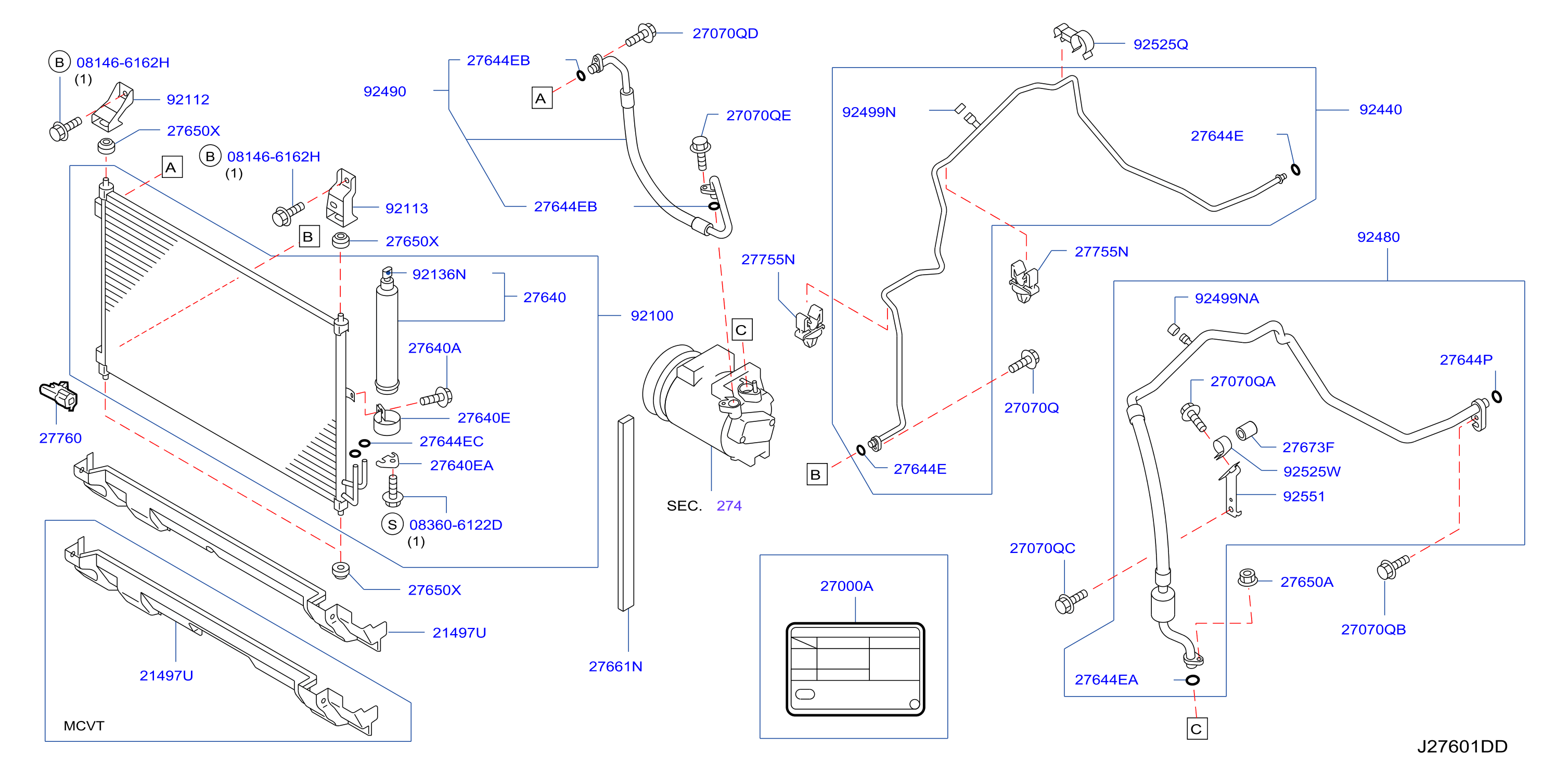 Condenser Liquid Tank Piping