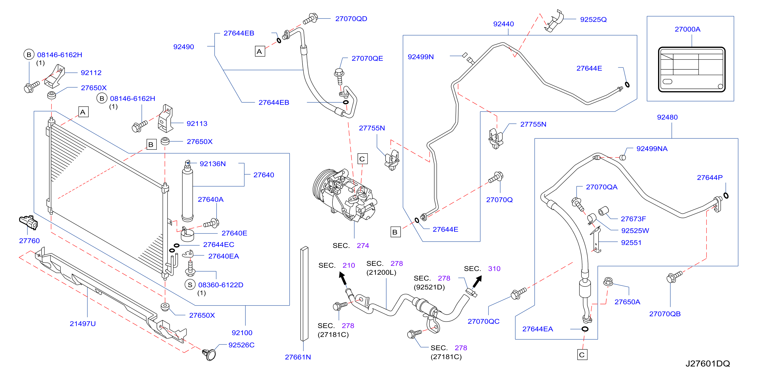 Condenser Liquid Tank Piping Cvt