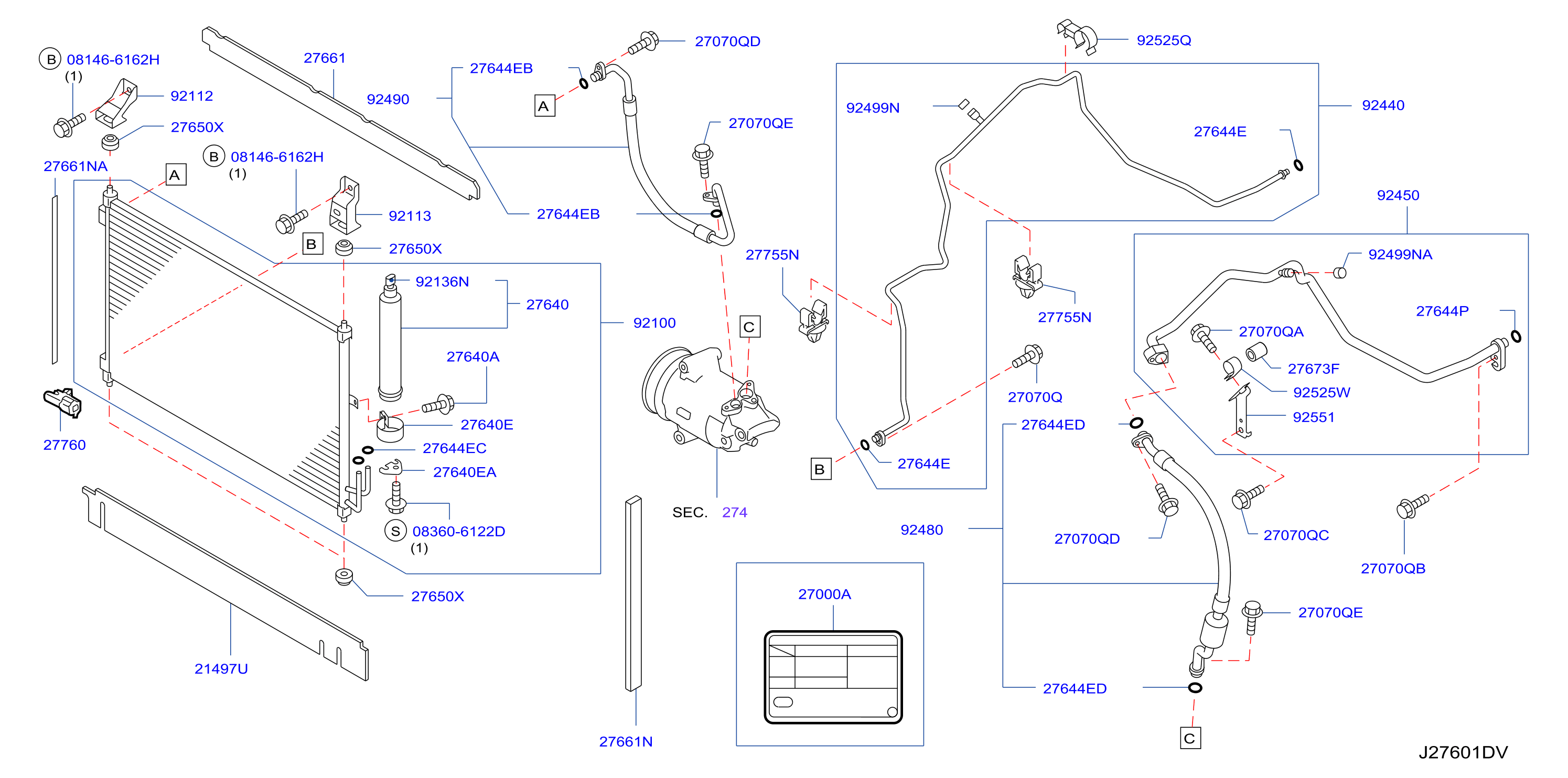 Condenser Liquid Tank Piping