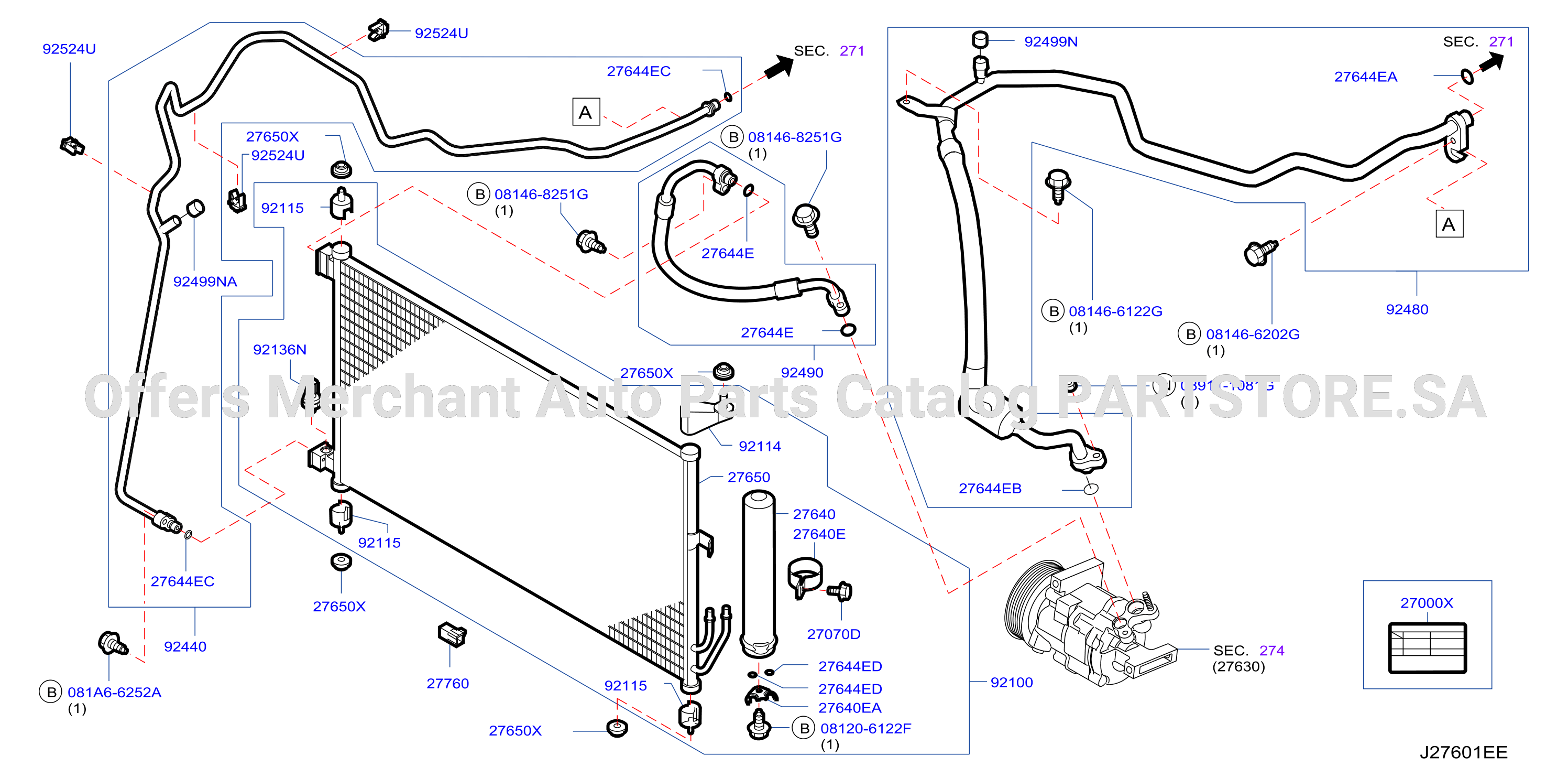 Condenser Liquid Tank Piping
