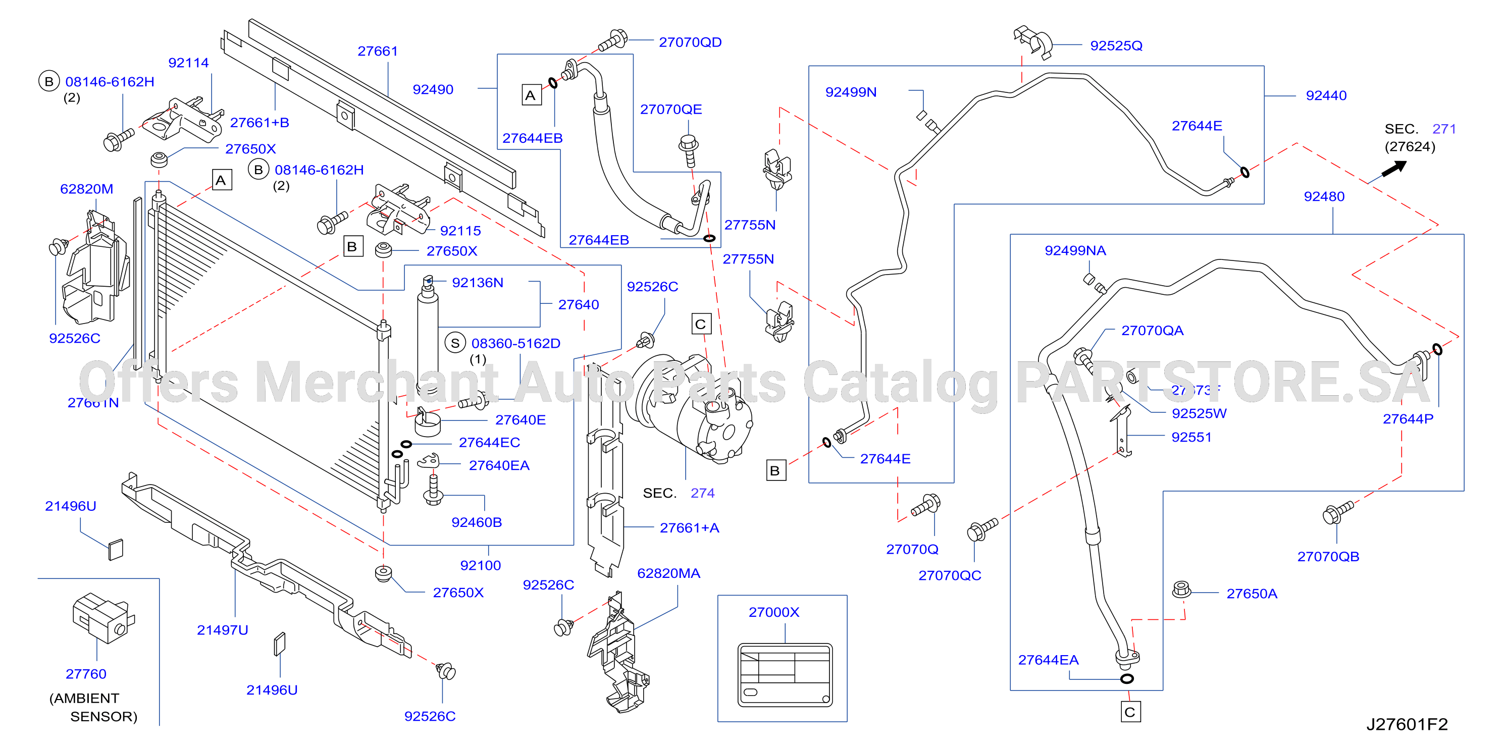 Condenser Liquid Tank Piping