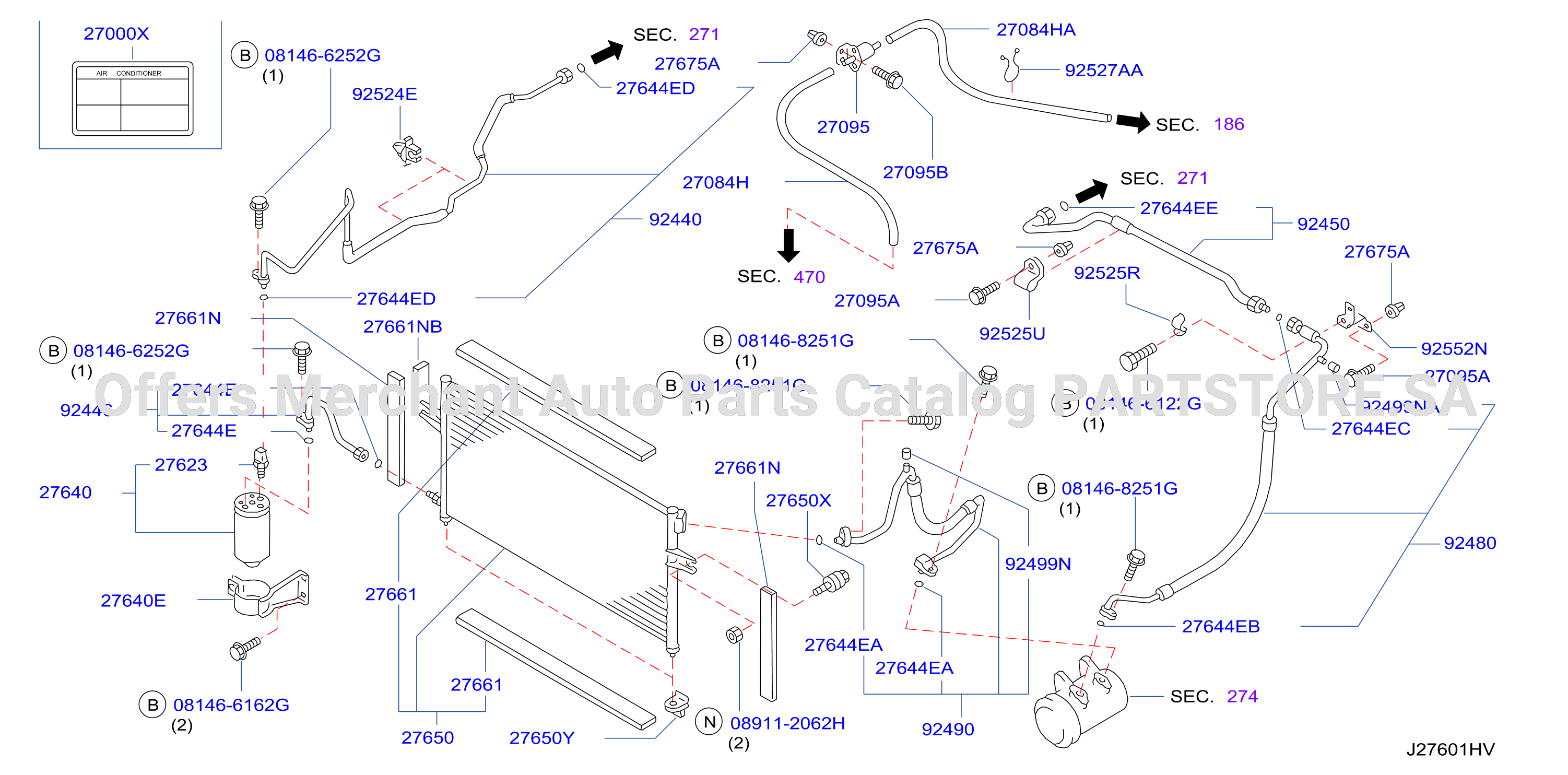 Condenser Liquid Tank Piping