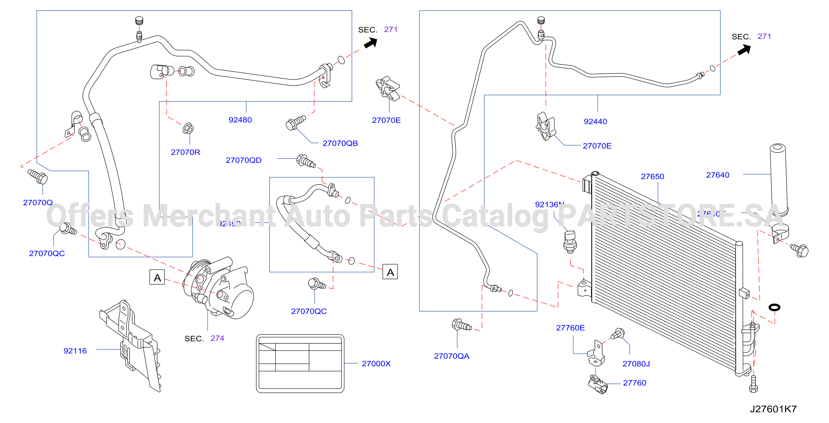 Condenser Liquid Tank Piping