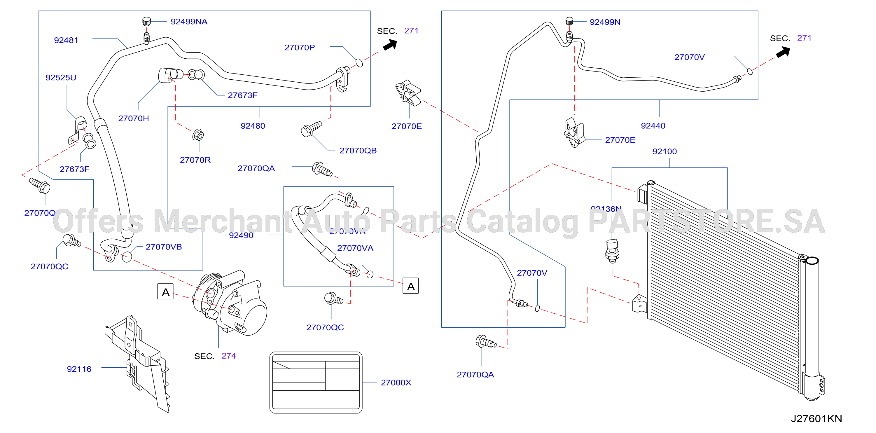 Condenser Liquid Tank Piping Lowest