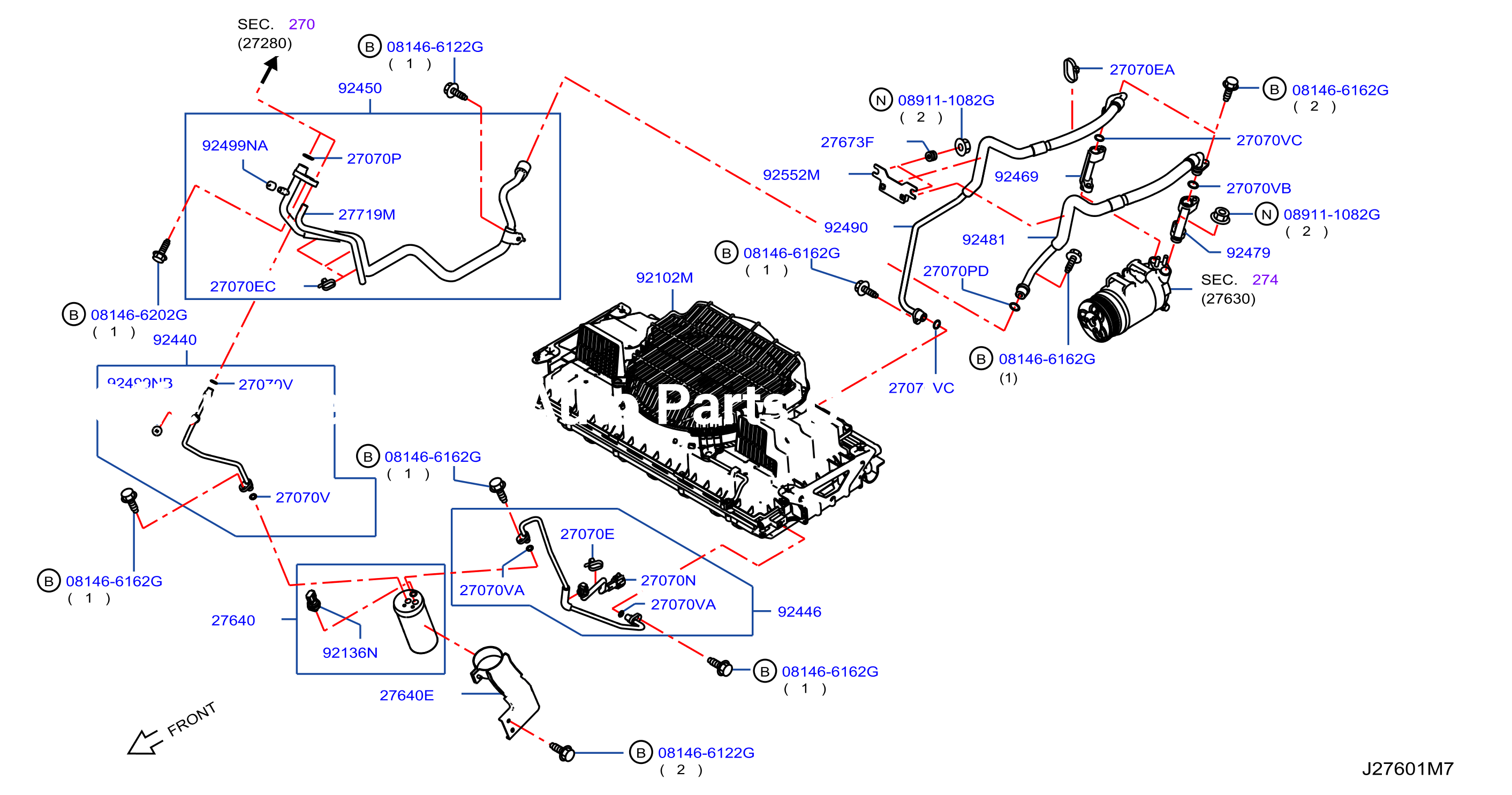 Condenser Liquid Tank Piping Piping