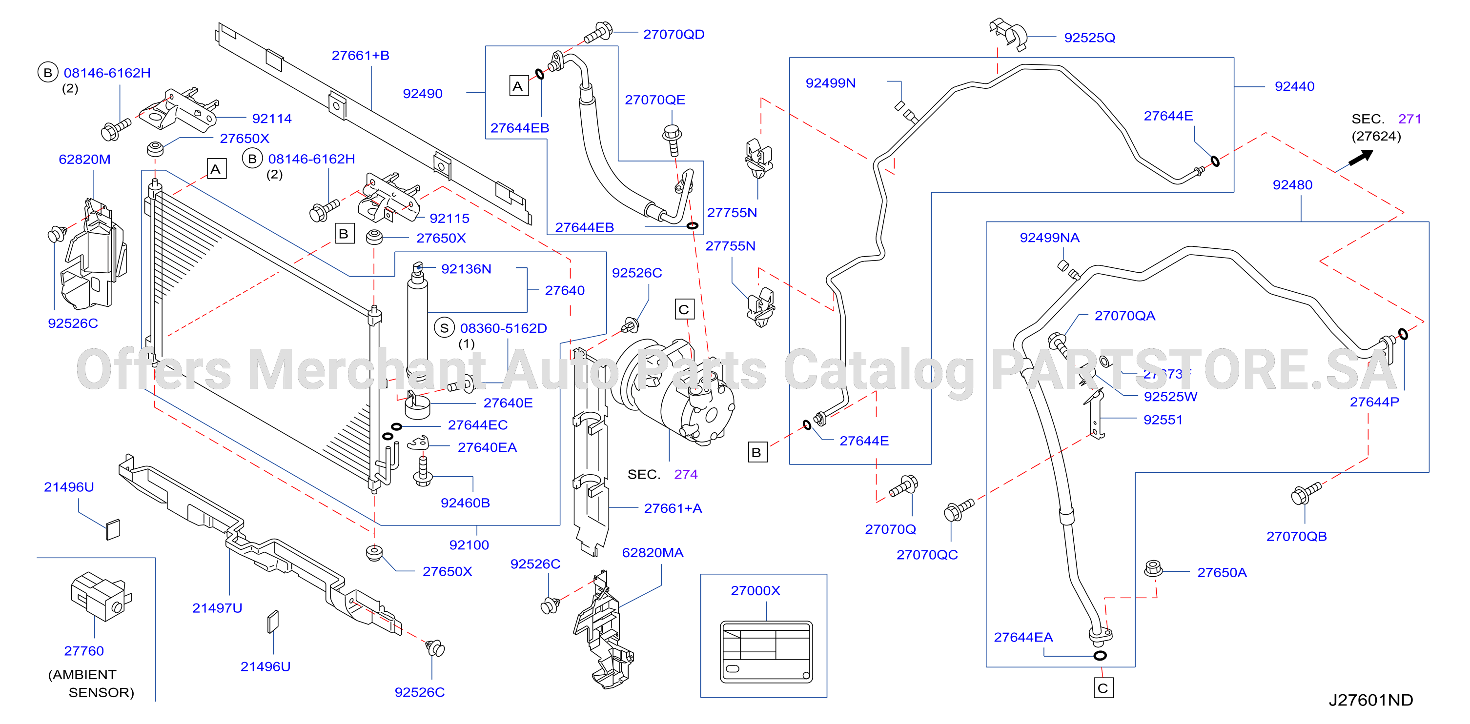 Condenser Liquid Tank Piping