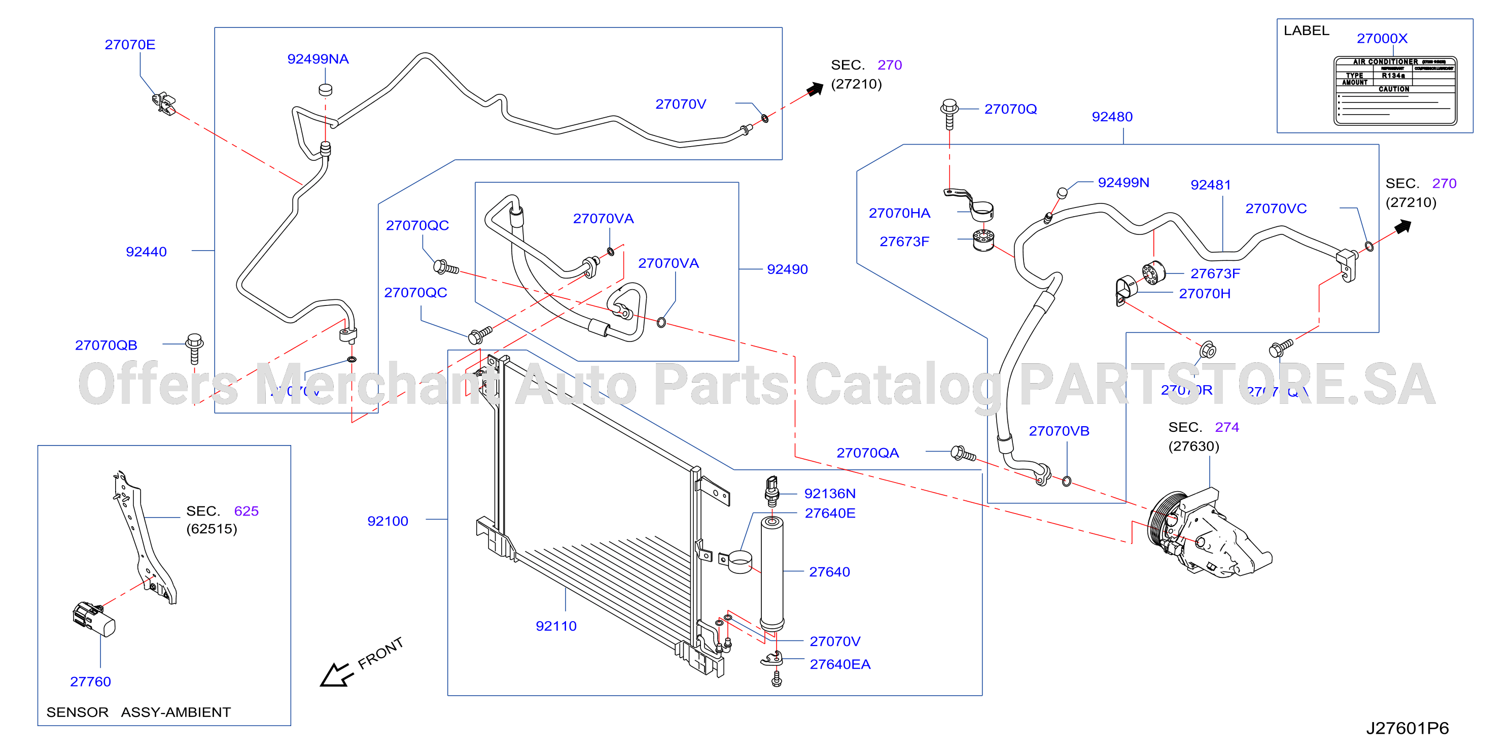 Condenser Liquid Tank Piping