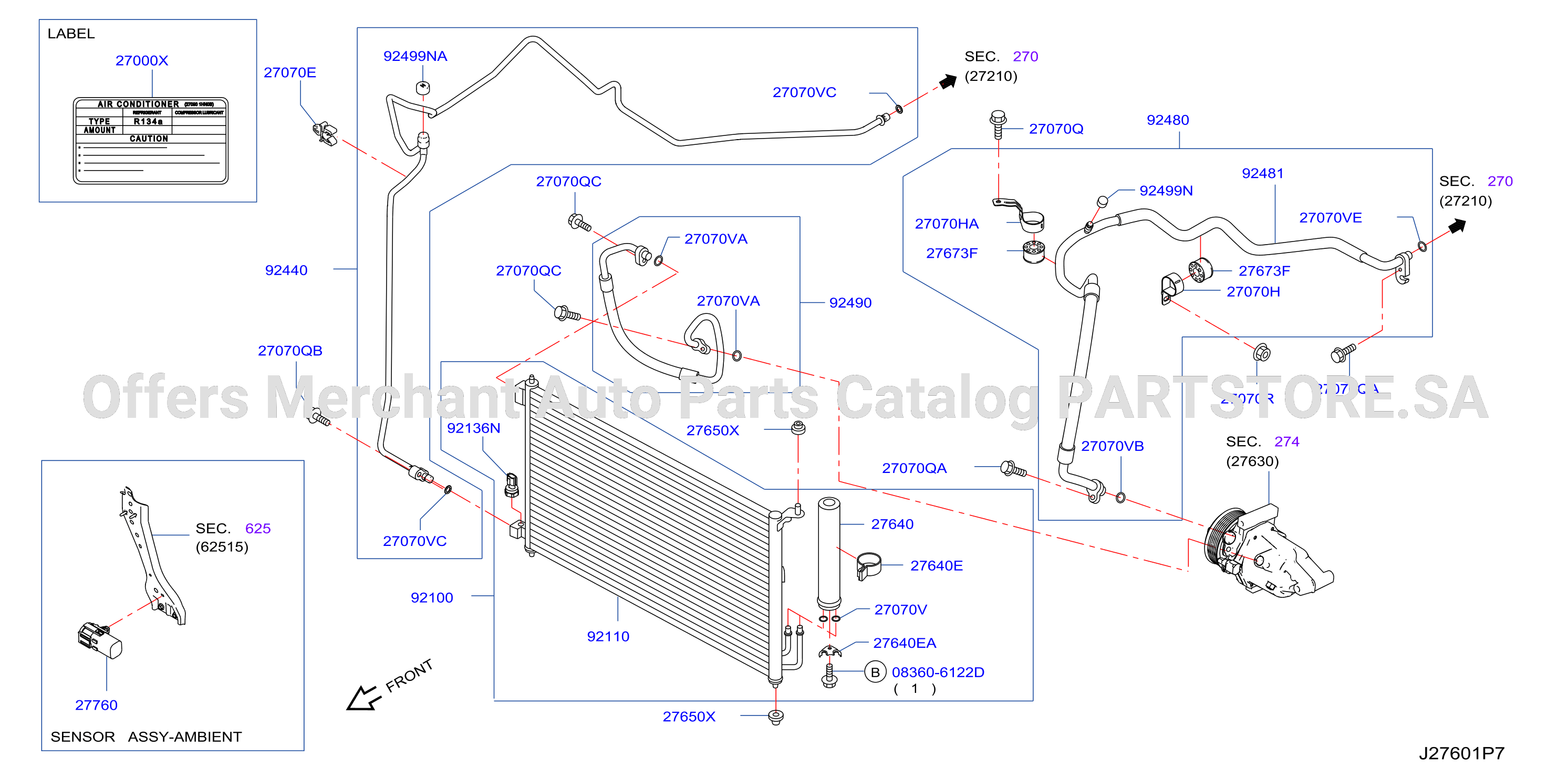 Condenser Liquid Tank Piping