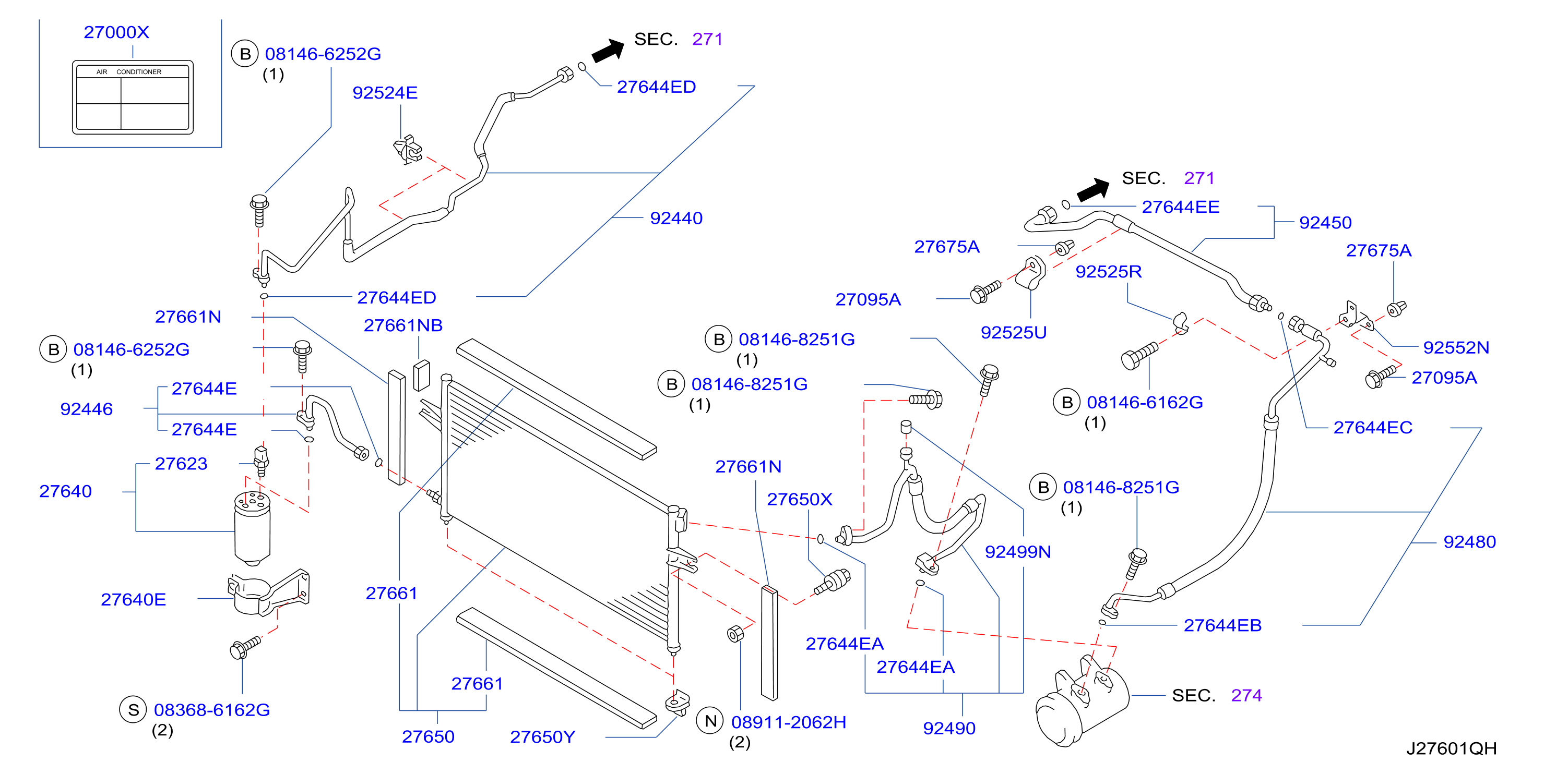 Condenser Liquid Tank Piping