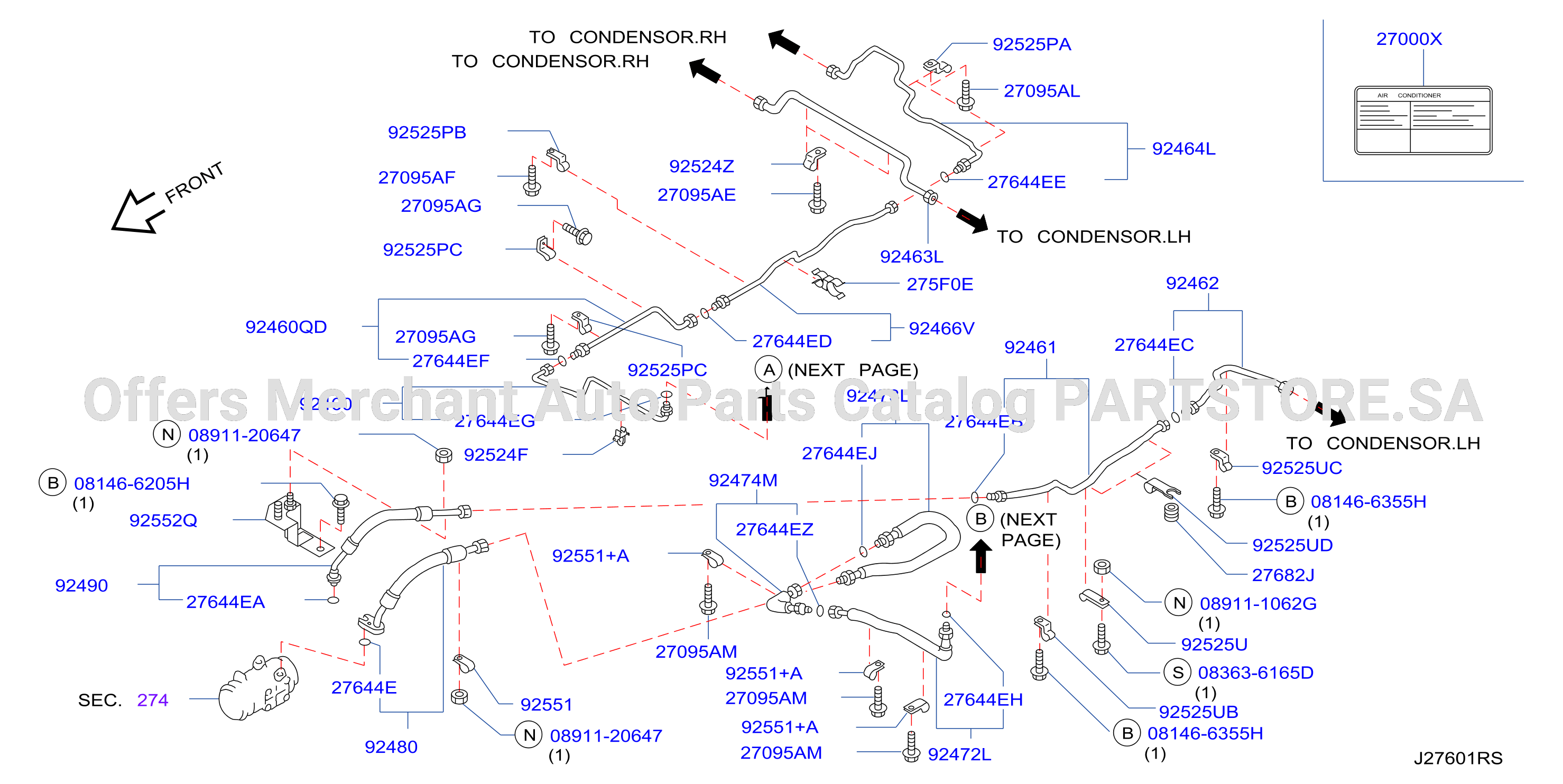 Condenser Liquid Tank Piping Piping