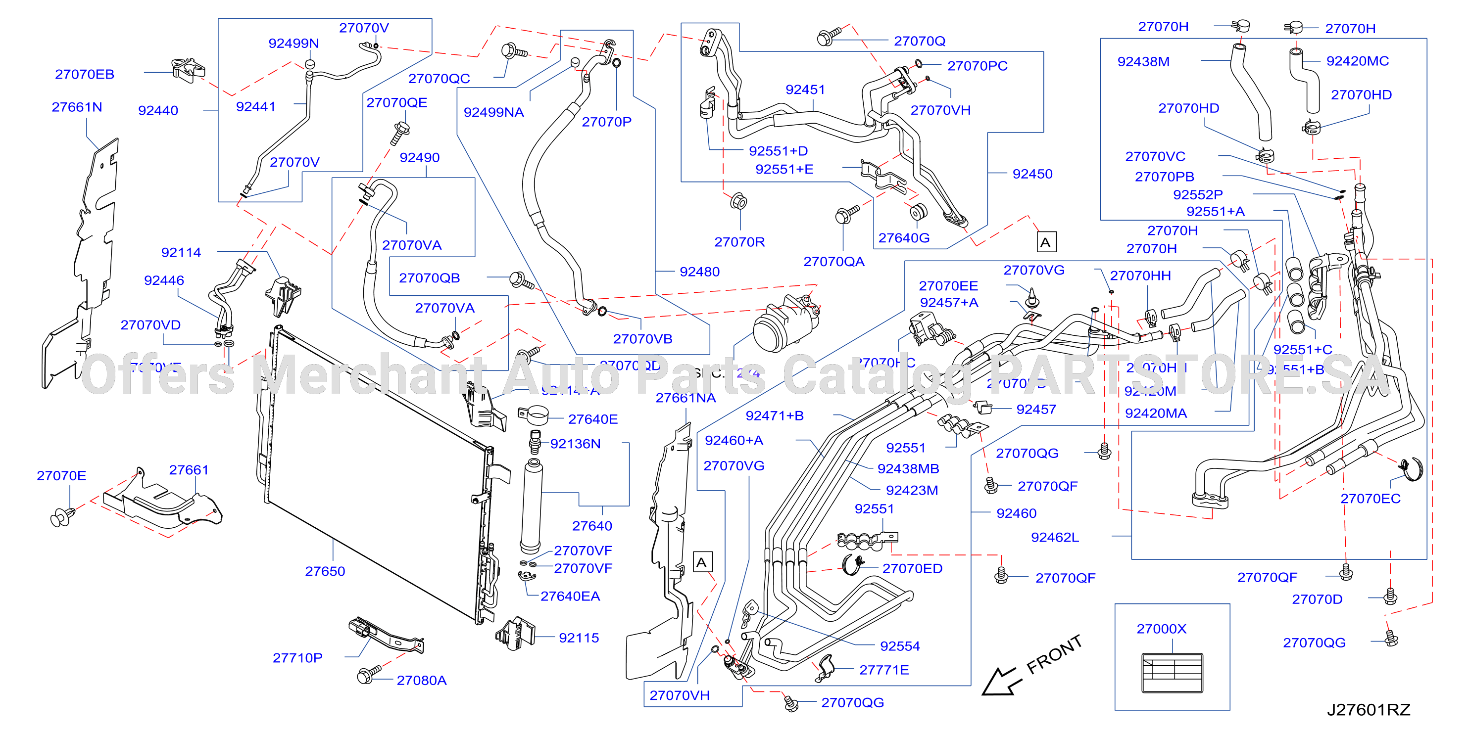 Condenser Liquid Tank Piping