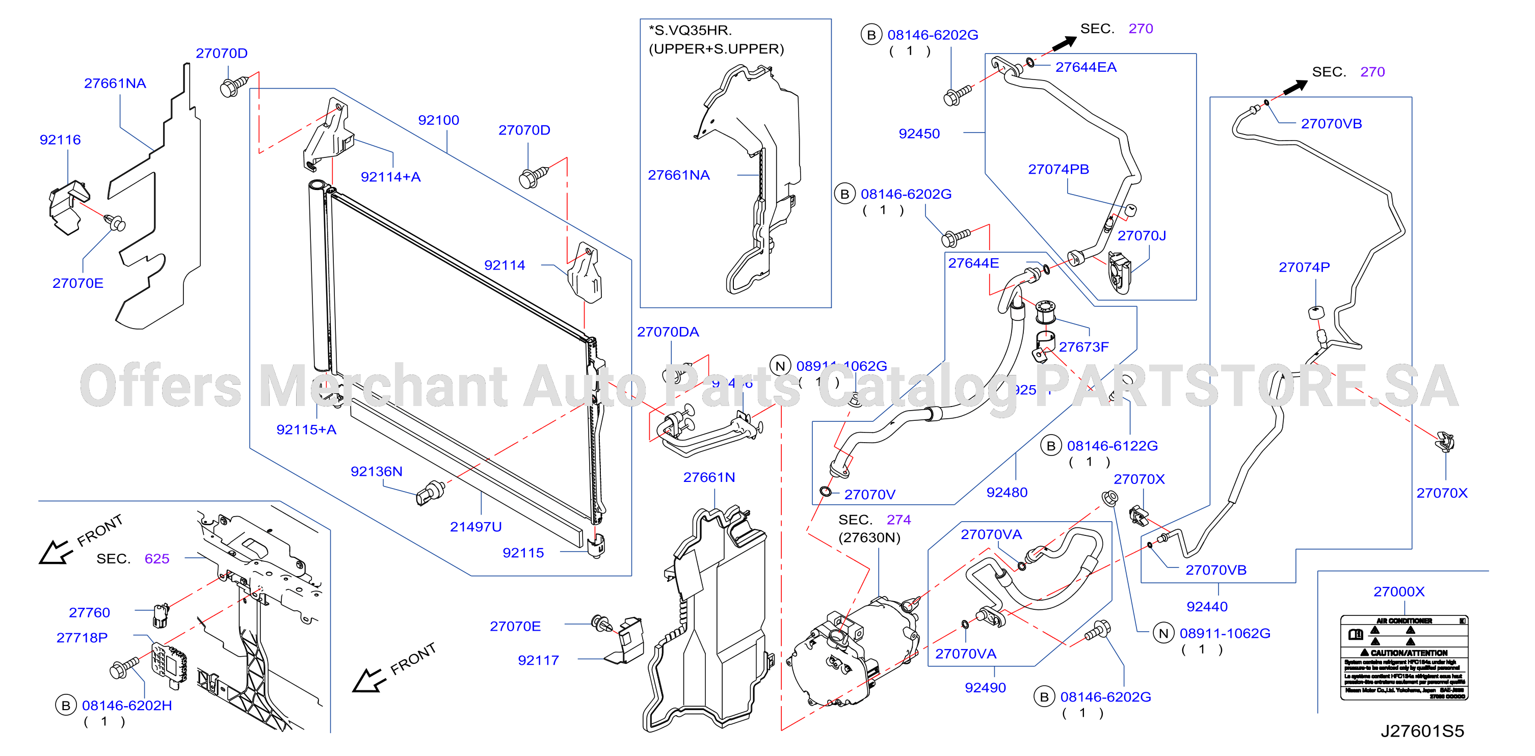Condenser Liquid Tank Piping