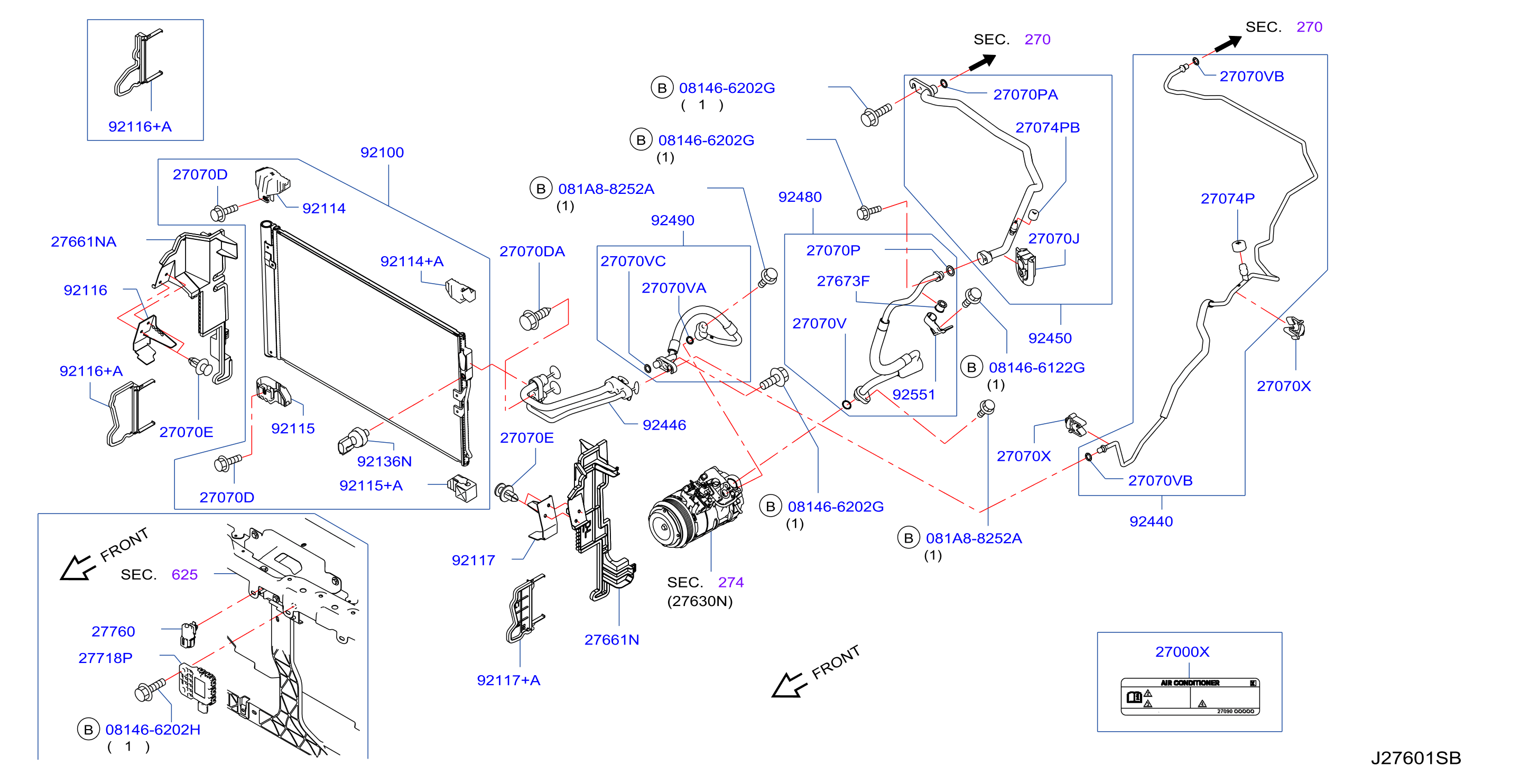 Condenser Liquid Tank Piping