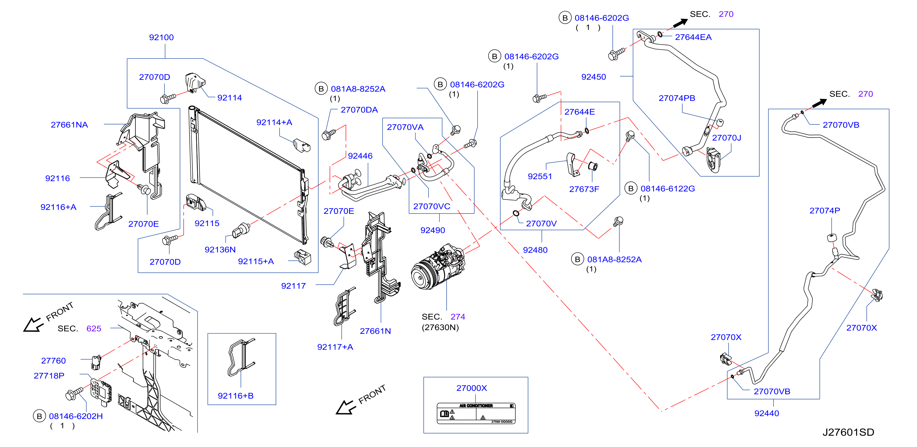 Condenser Liquid Tank Piping
