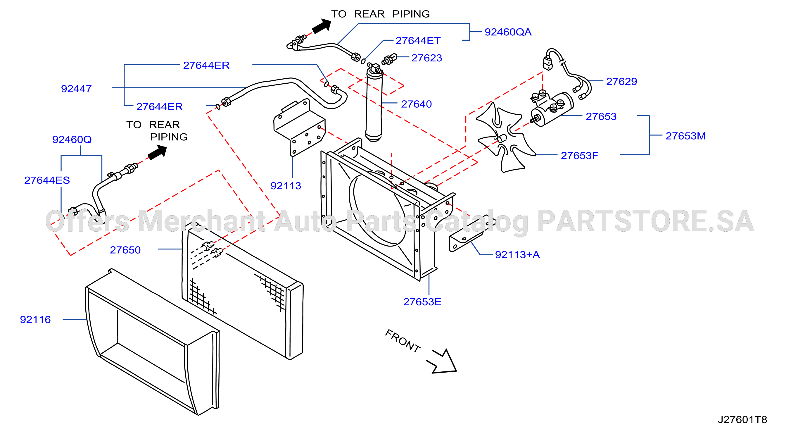 Condenser Liquid Tank Piping Condensor Rh 2