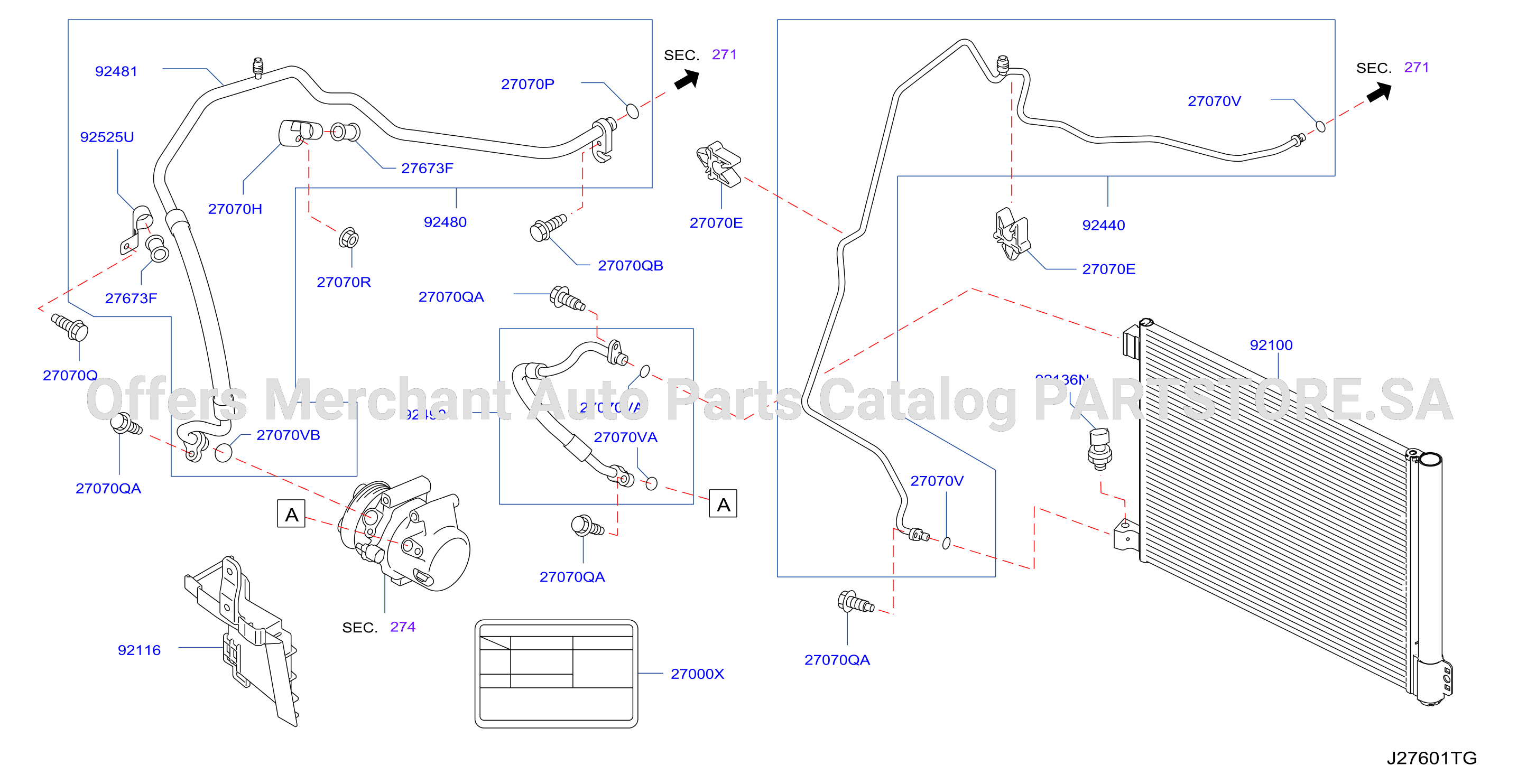 Condenser Liquid Tank Piping