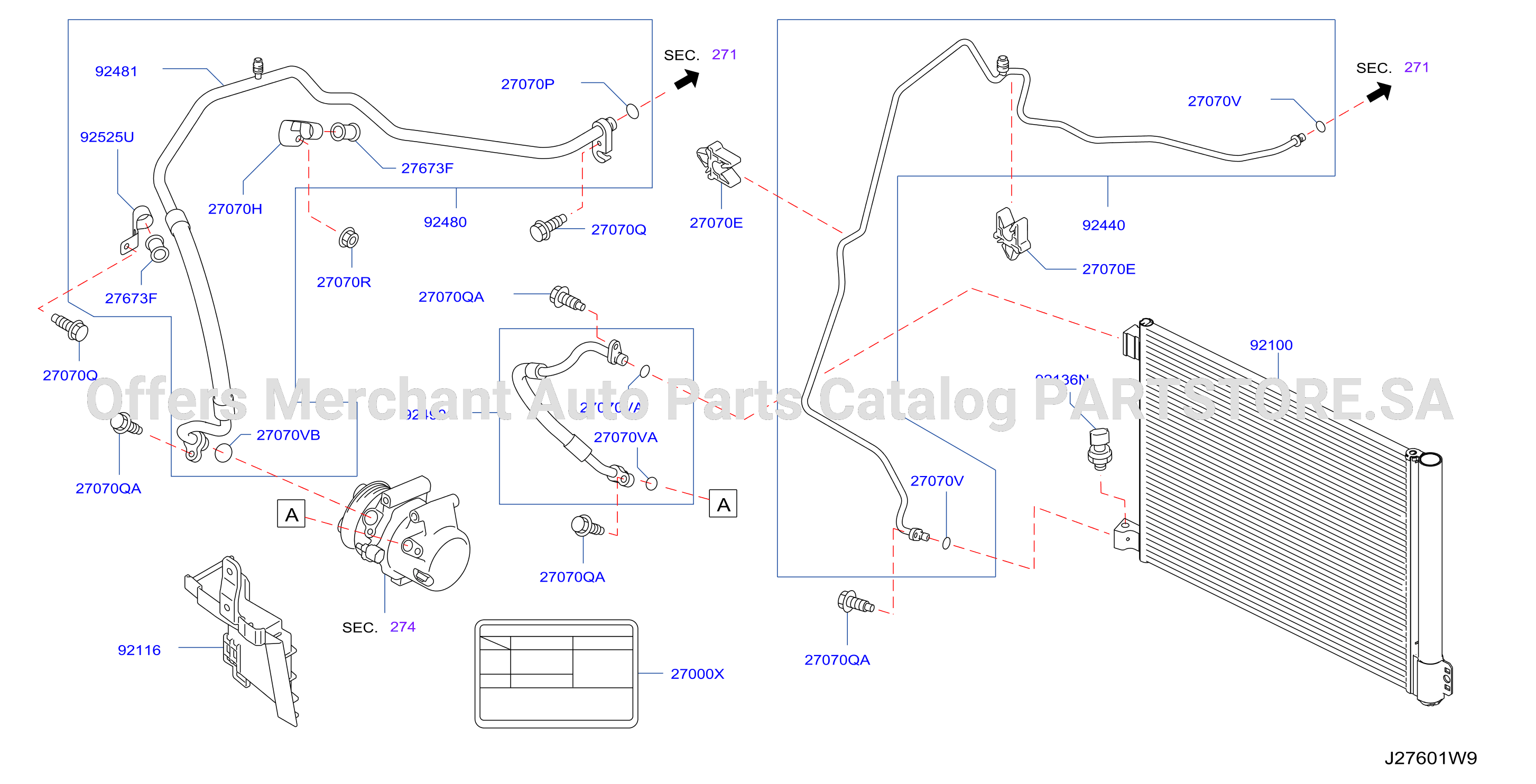 Condenser Liquid Tank Piping