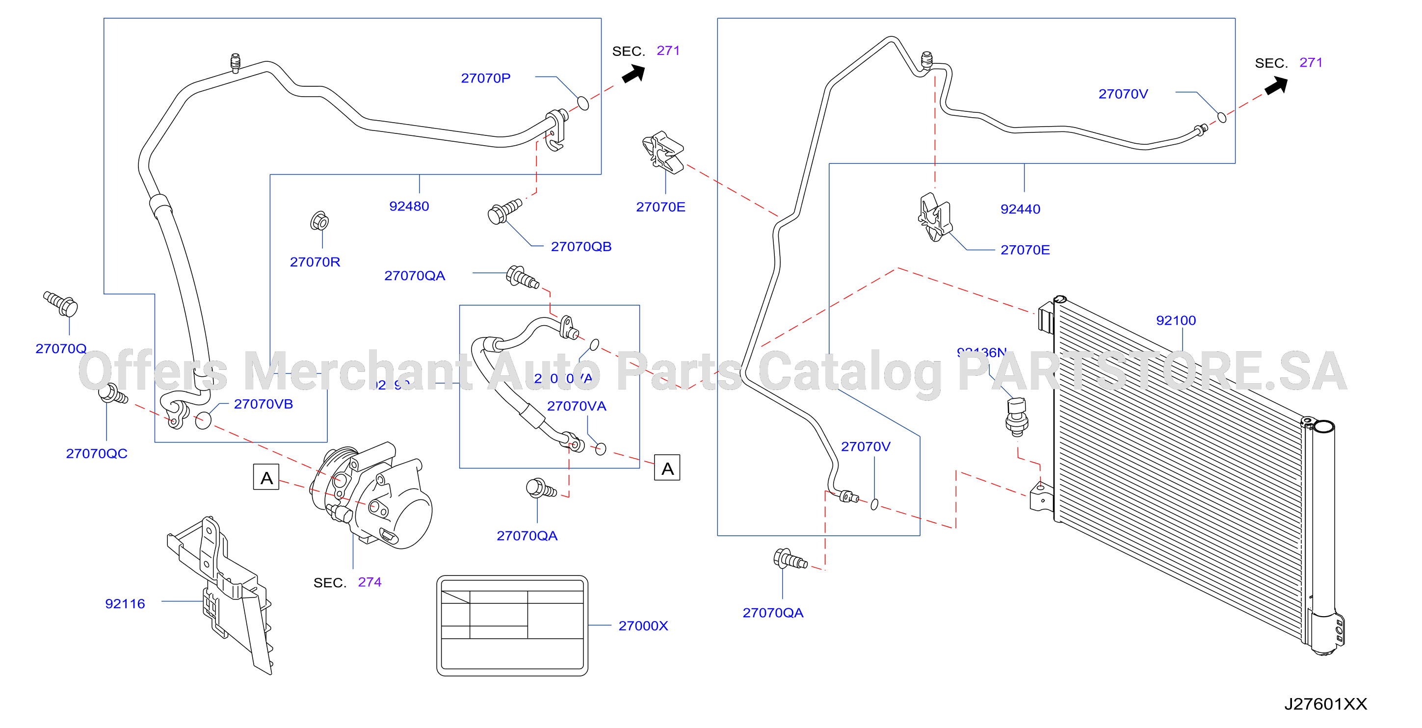 Condenser Liquid Tank Piping