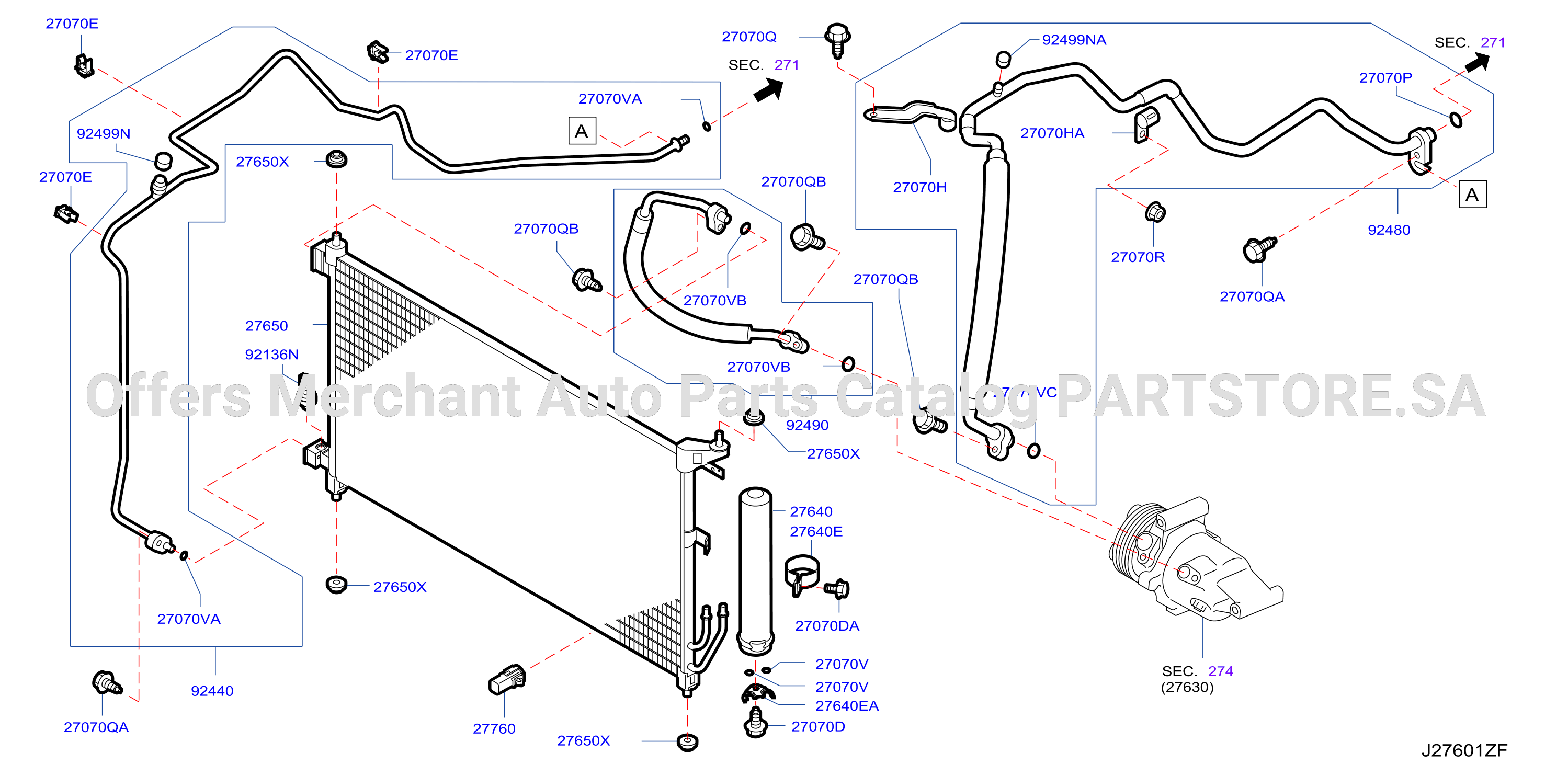 Condenser Liquid Tank Piping