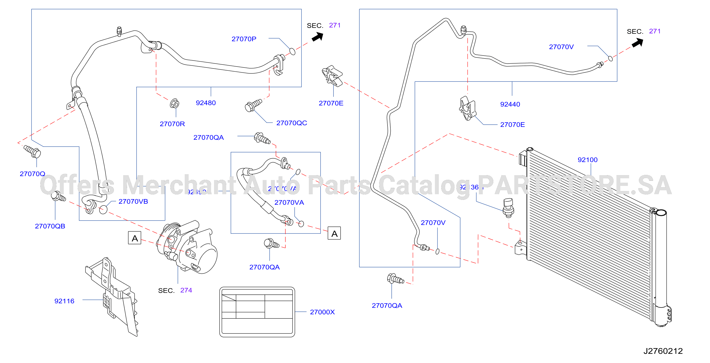 Condenser Liquid Tank Piping
