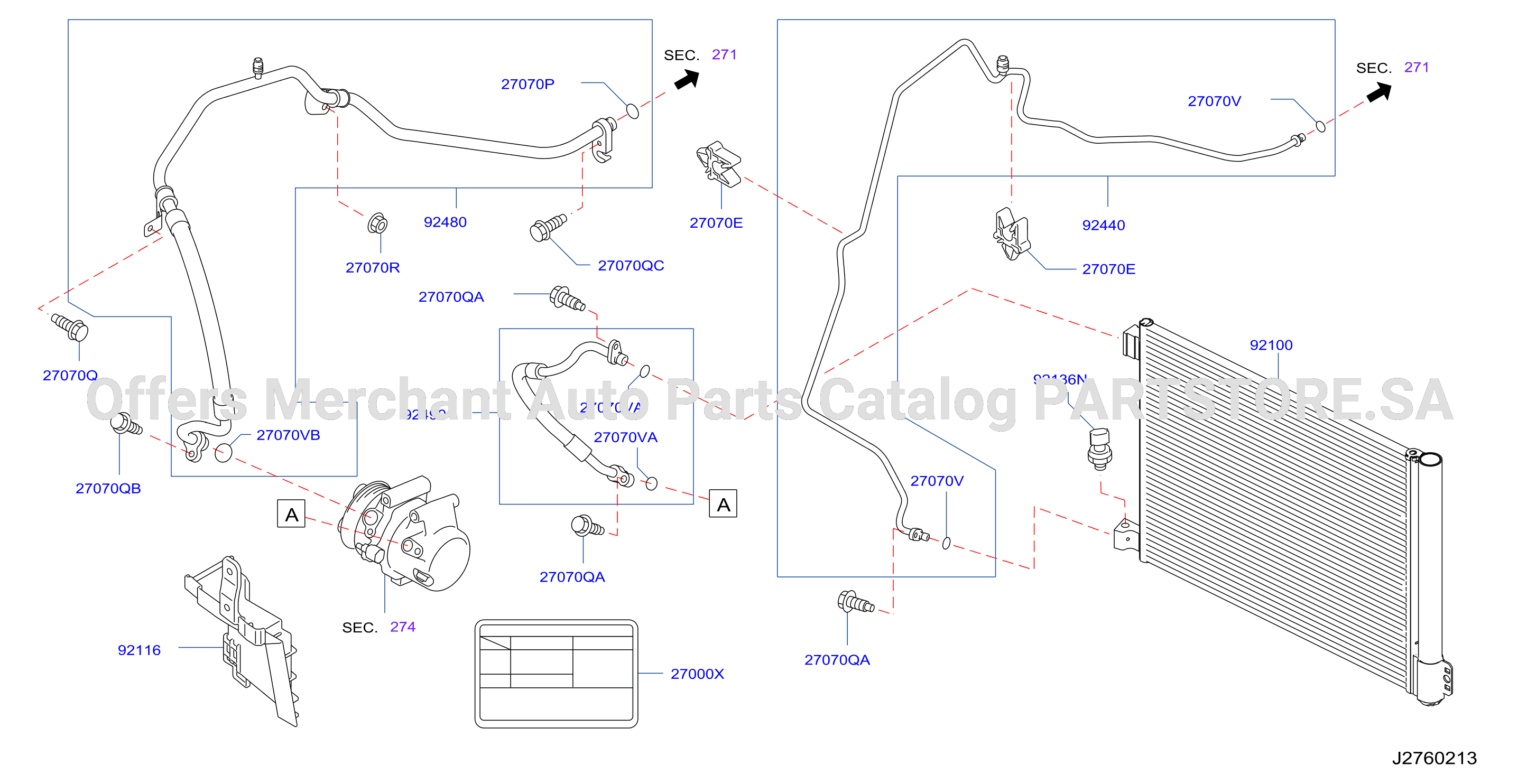 Condenser Liquid Tank Piping