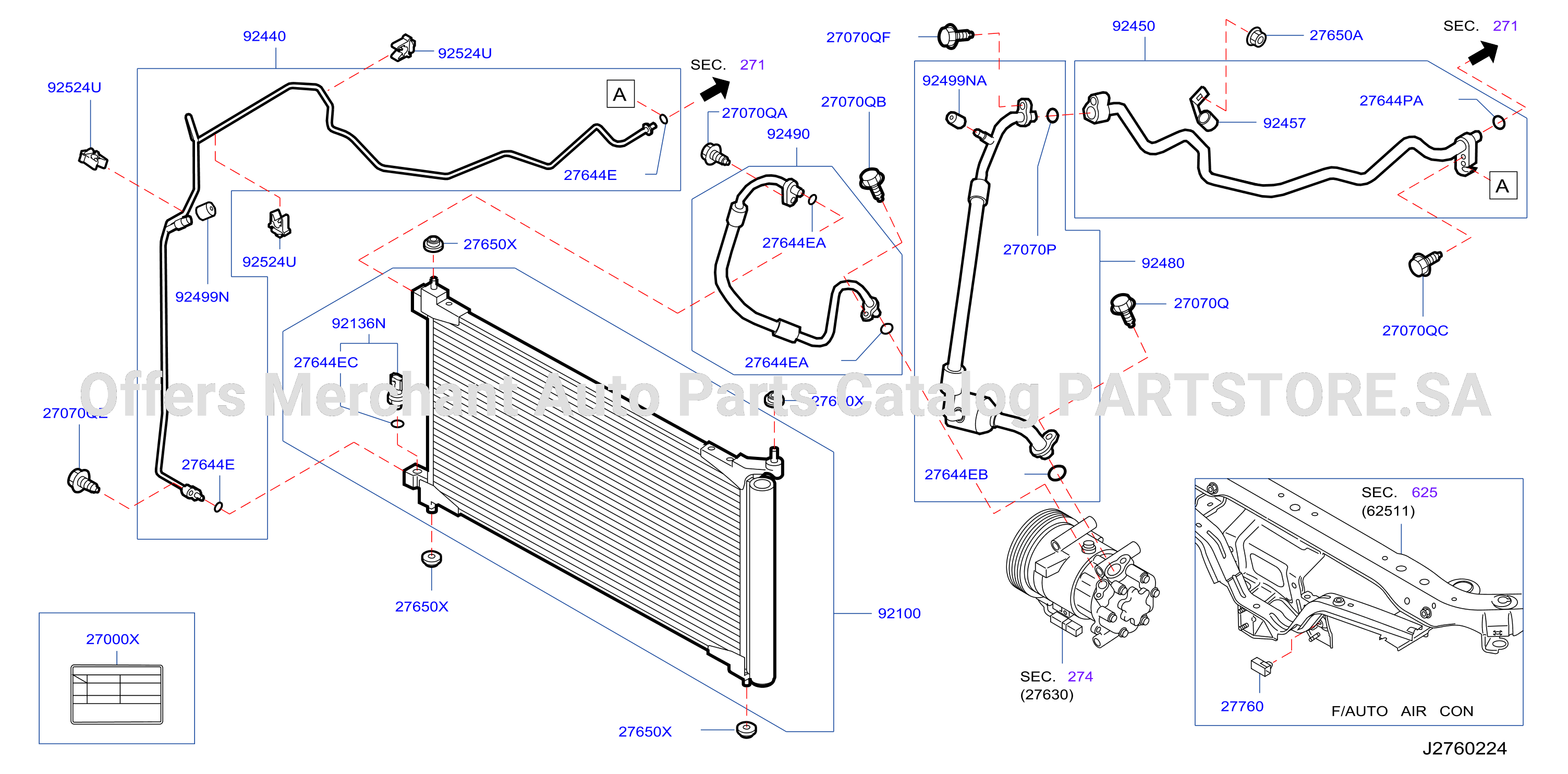Condenser Liquid Tank Piping