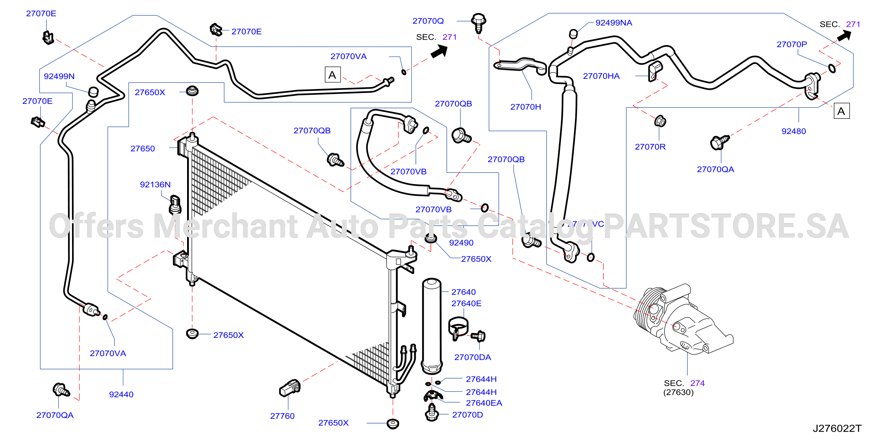 Condenser Liquid Tank Piping