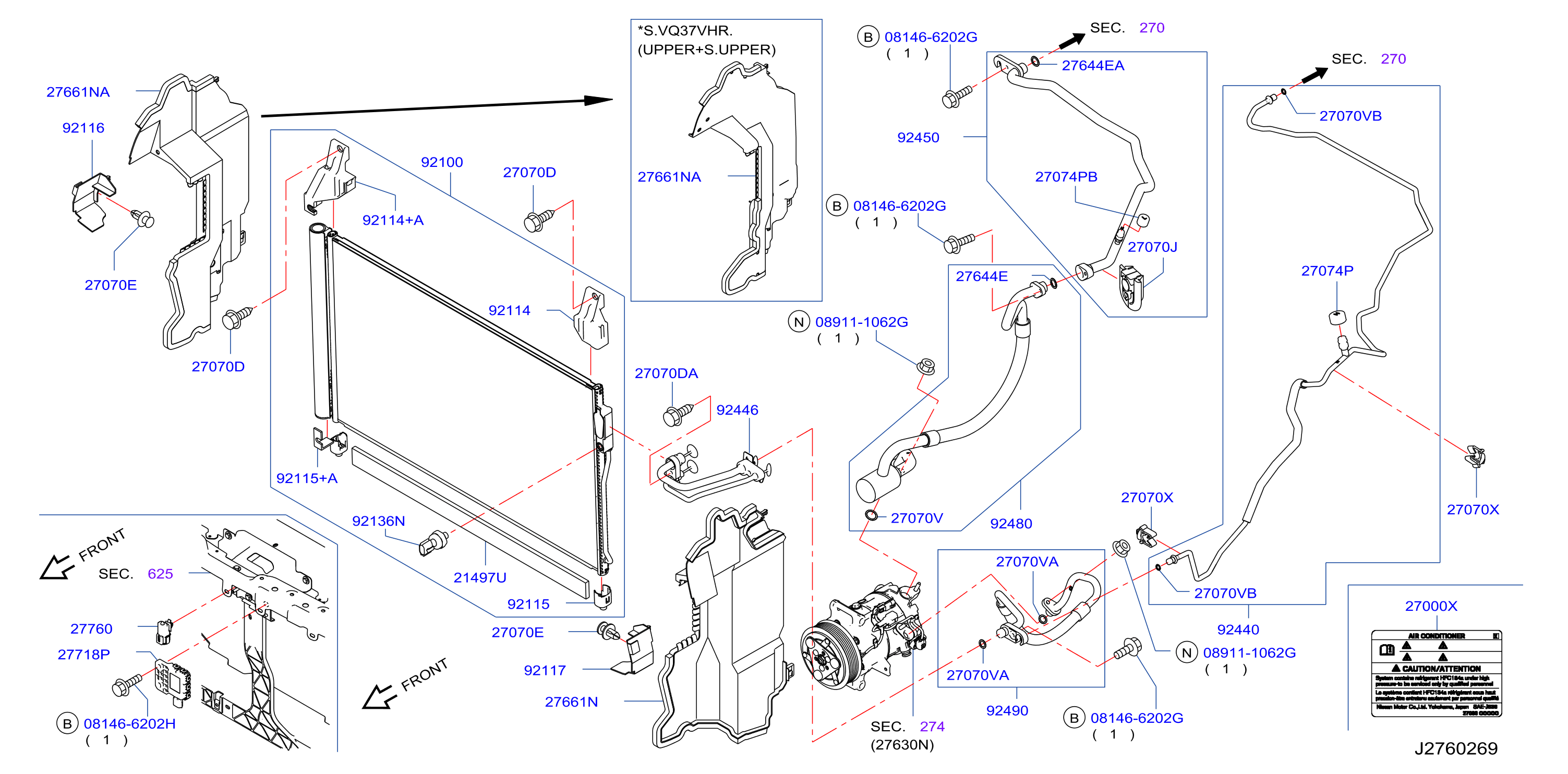 Condenser Liquid Tank Piping