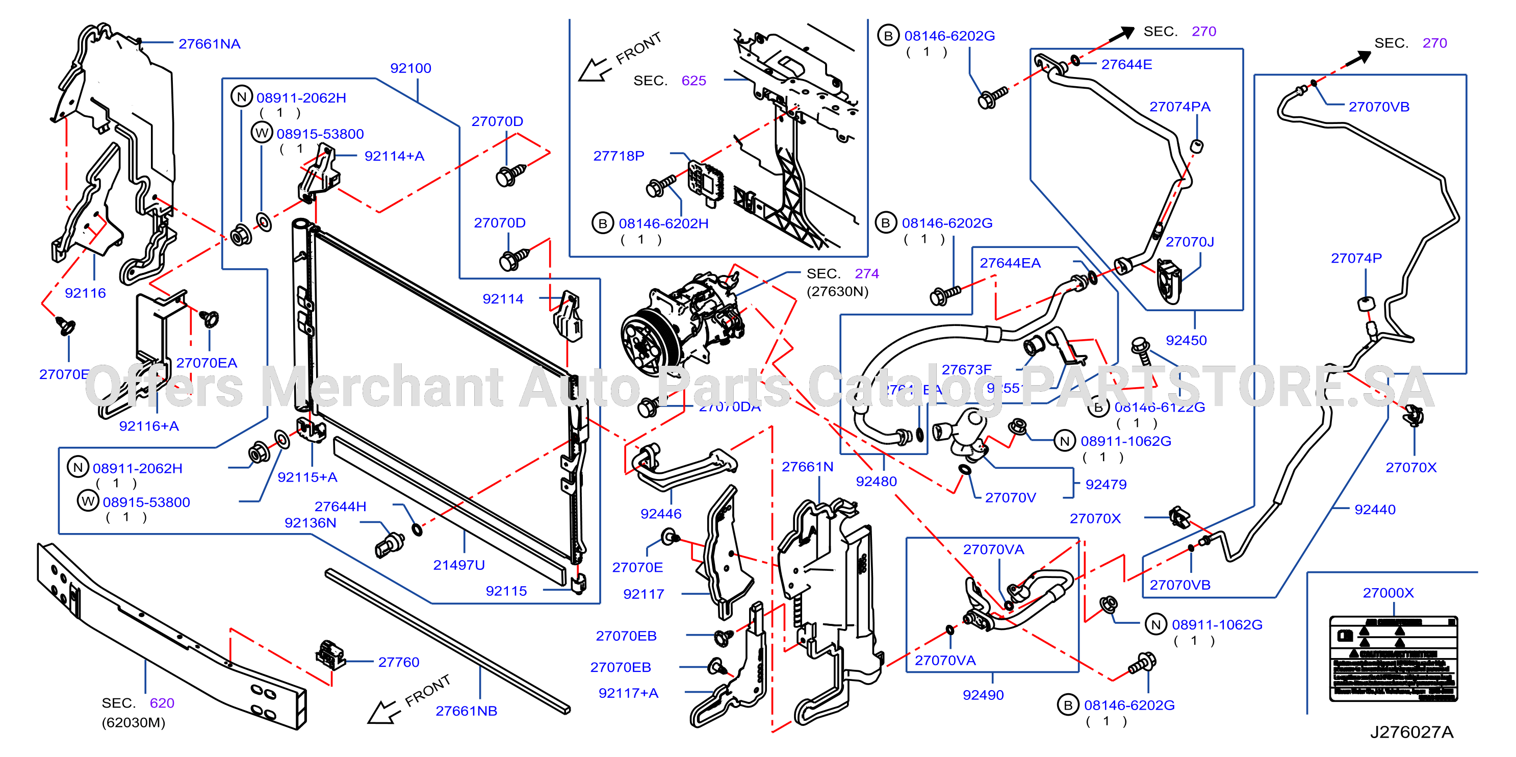 Condenser Liquid Tank Piping