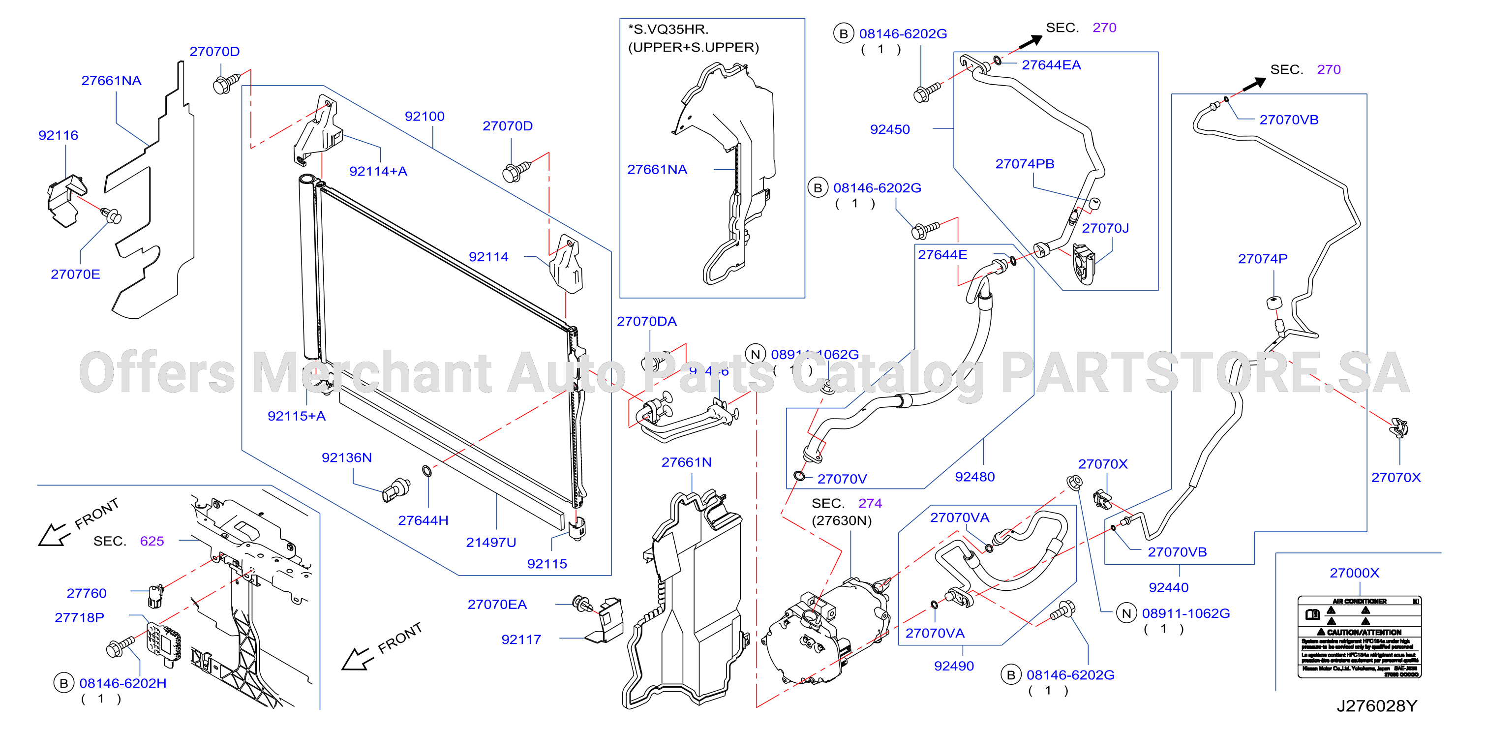 Condenser Liquid Tank Piping