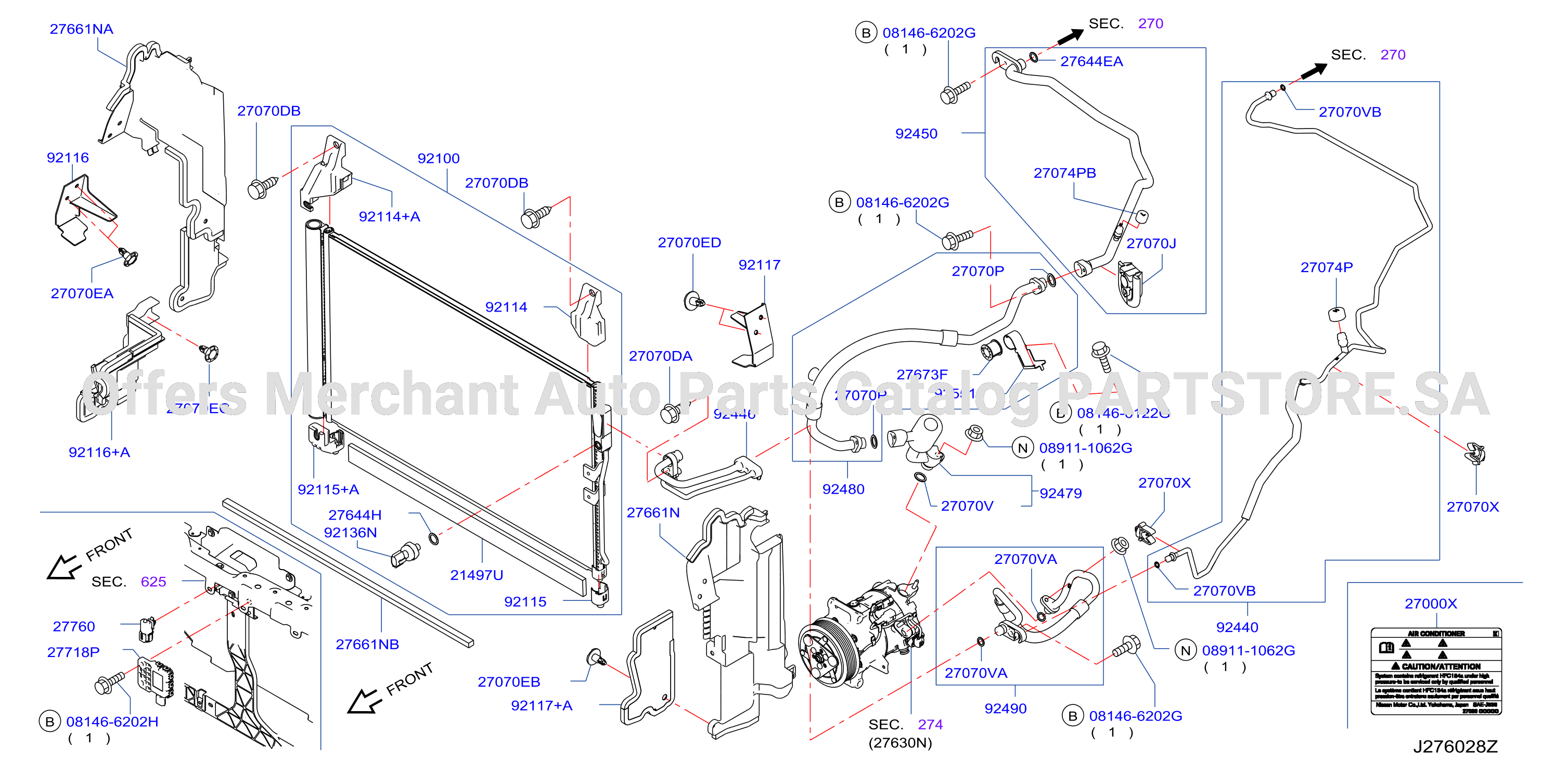 Condenser Liquid Tank Piping