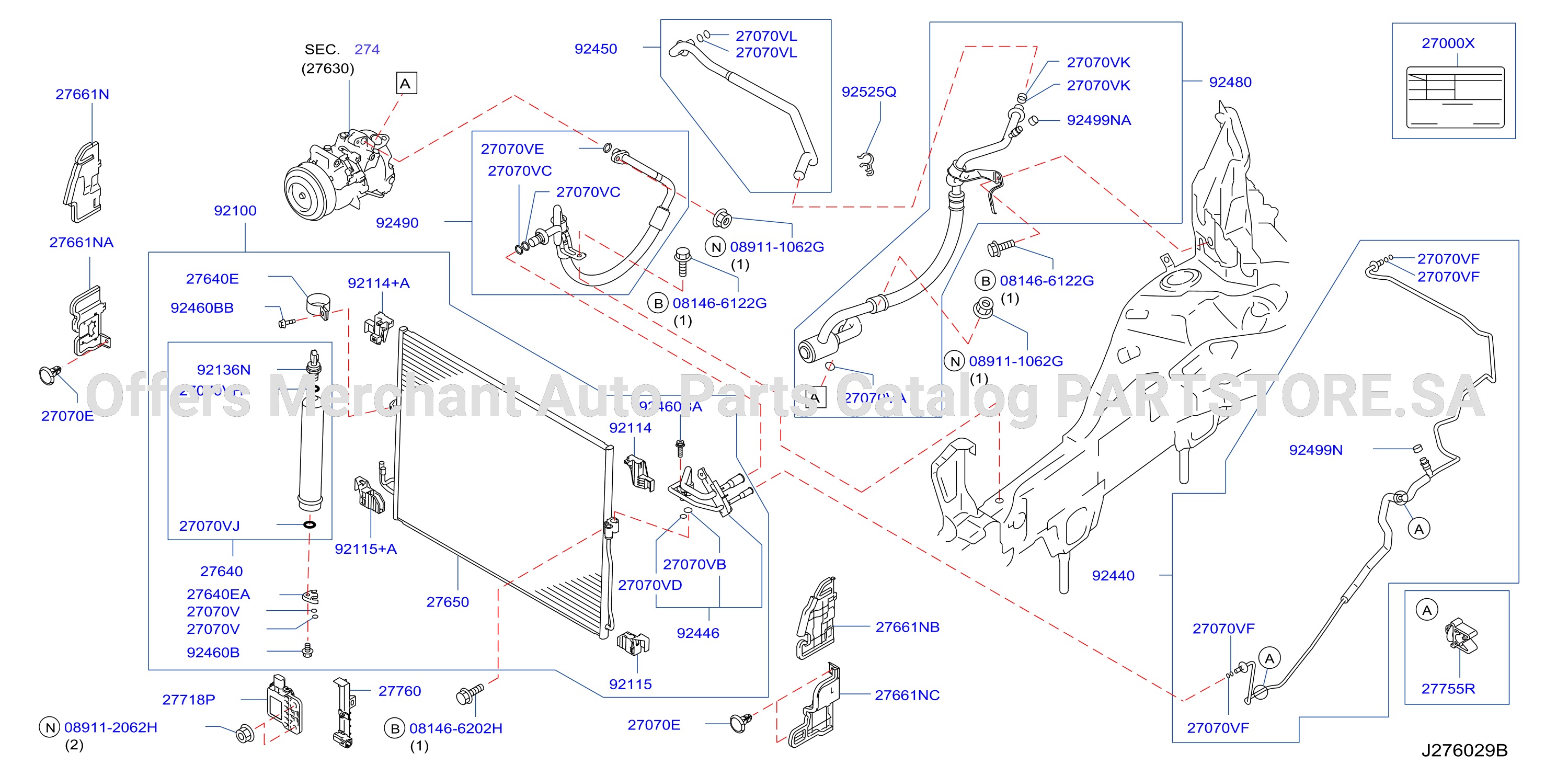 Condenser Liquid Tank Piping