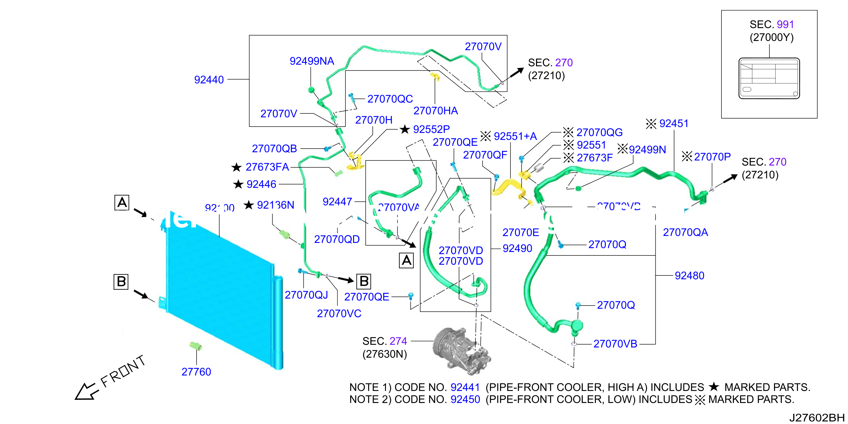 Condenser Liquid Tank Piping