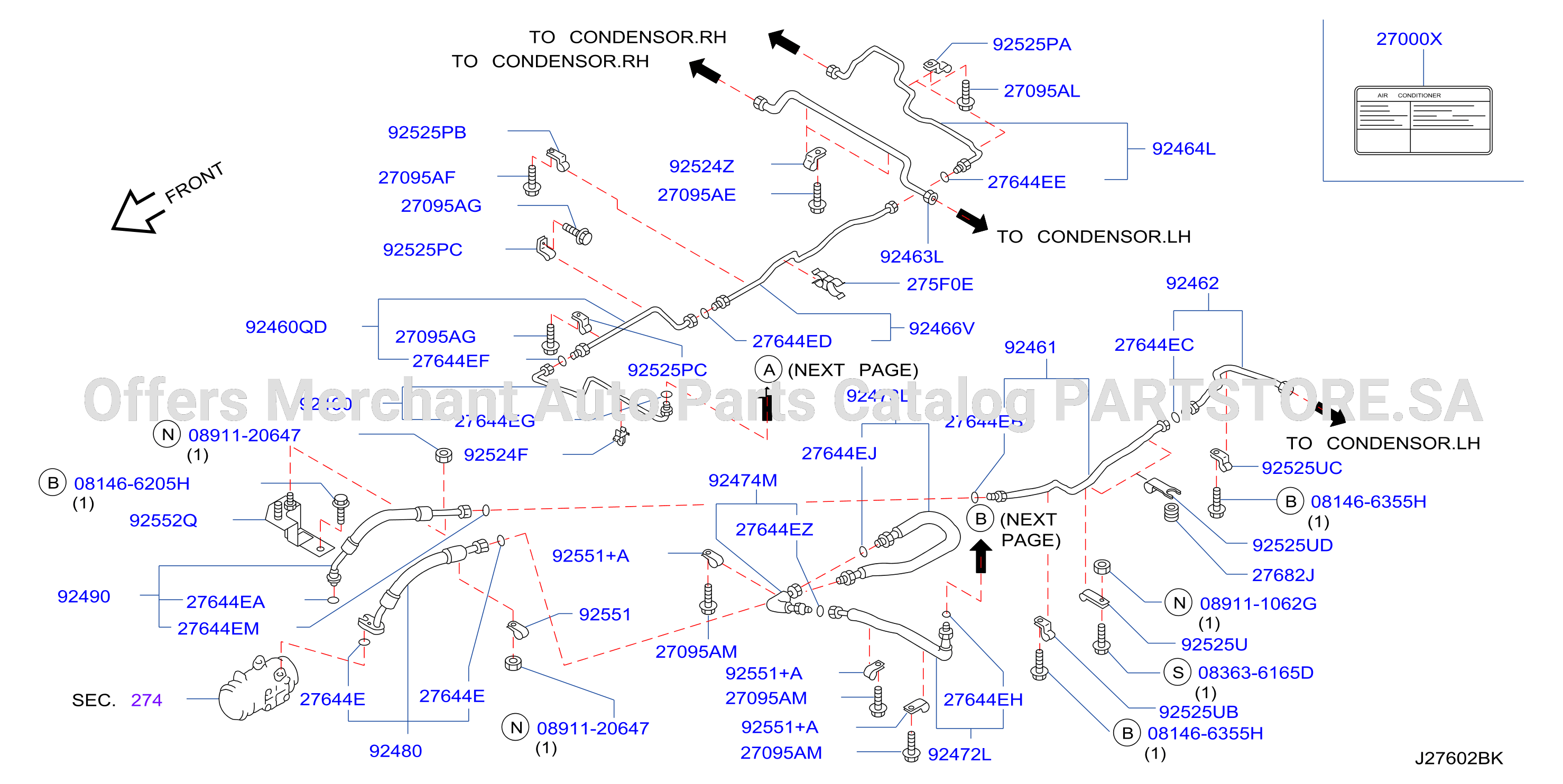 Condenser Liquid Tank Piping Piping
