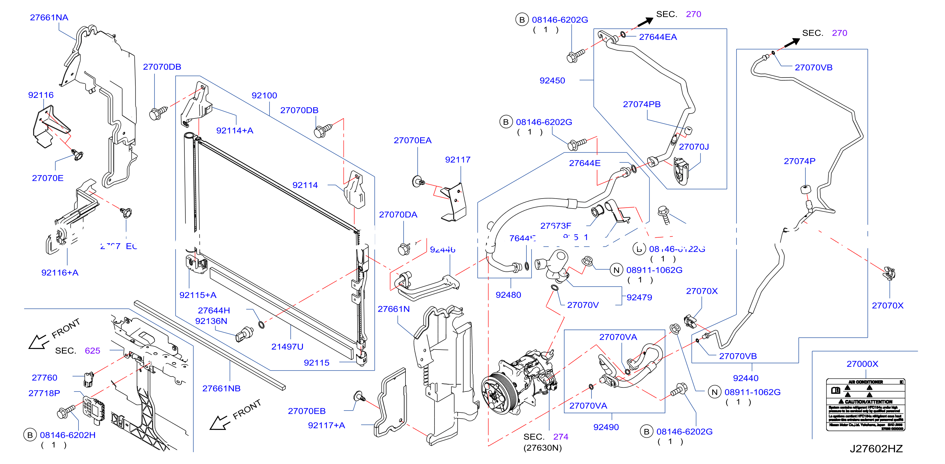 Condenser Liquid Tank Piping