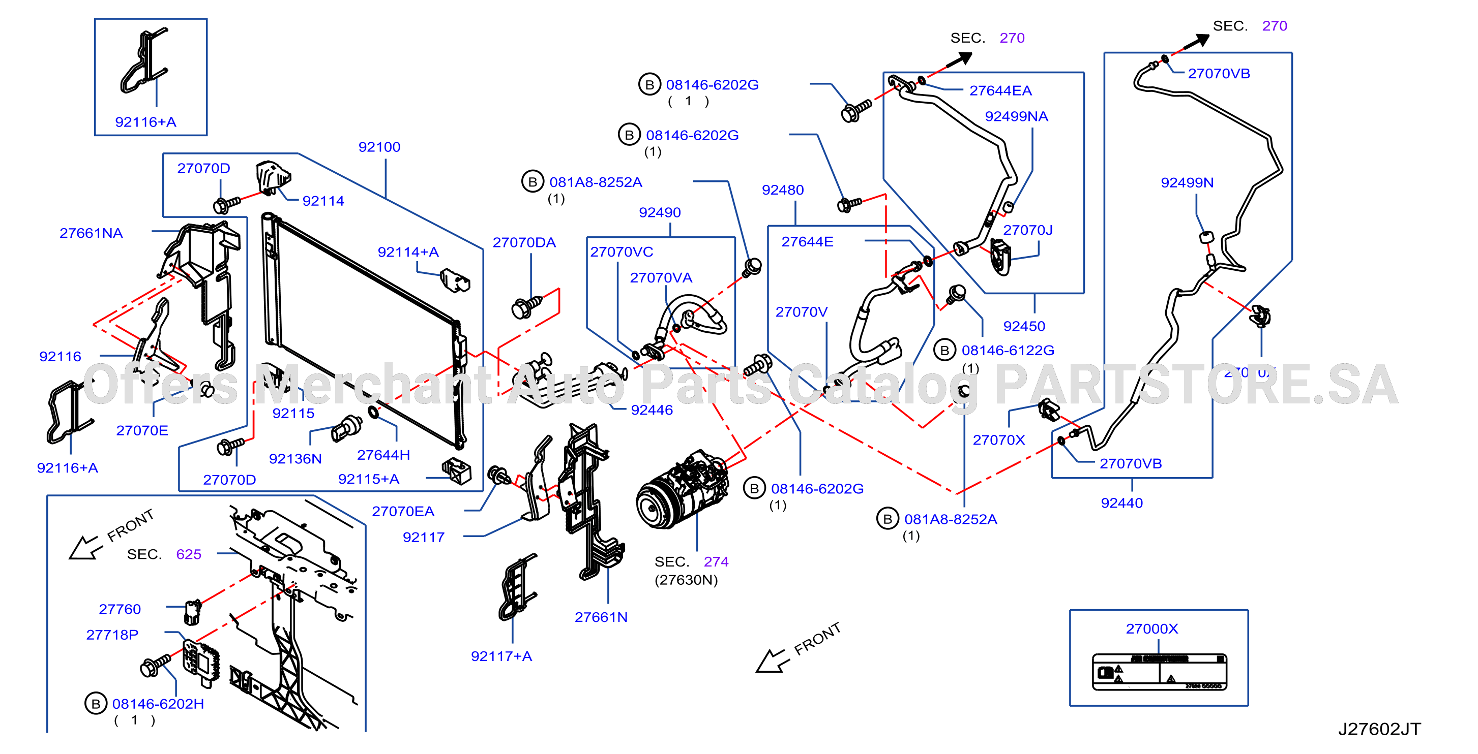 Condenser Liquid Tank Piping
