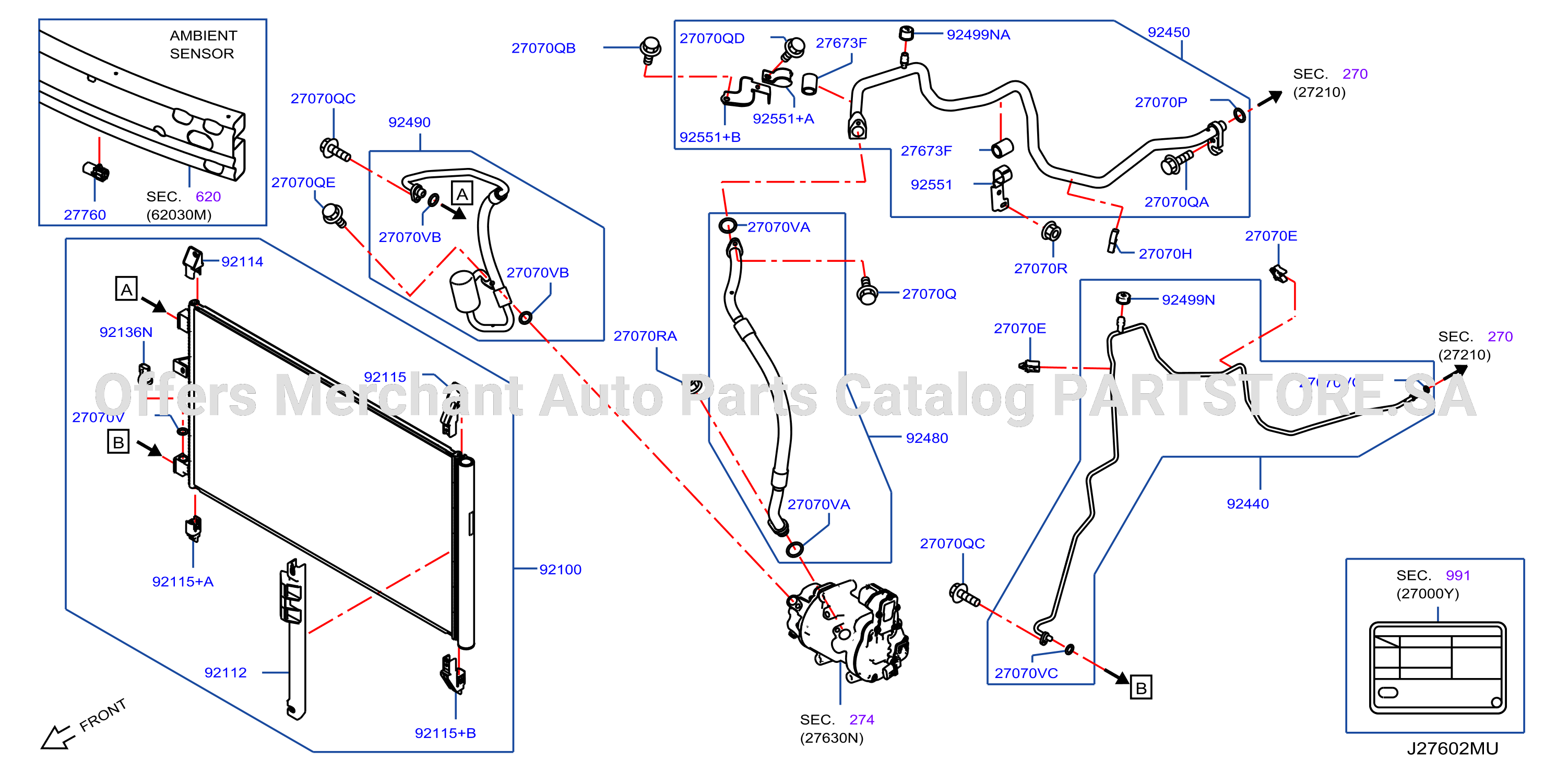 Condenser Liquid Tank Piping