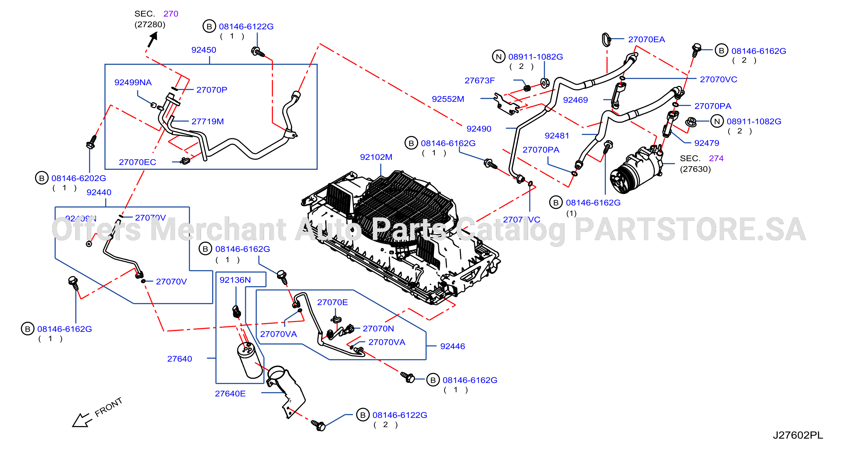 Condenser Liquid Tank Piping Piping