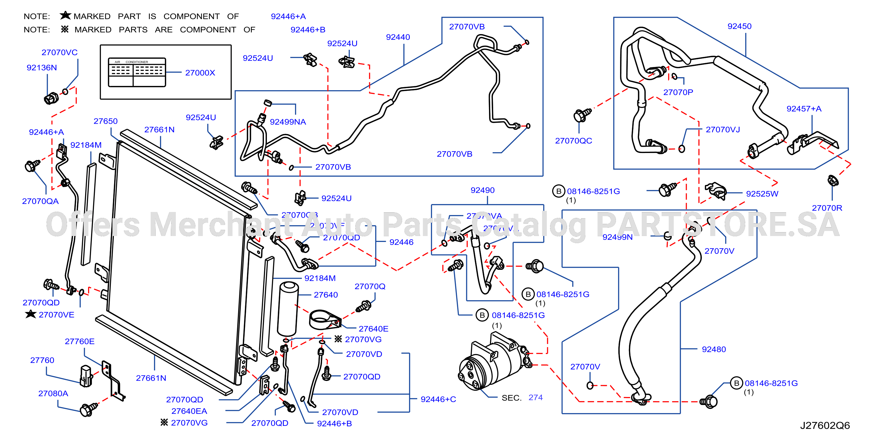 Condenser Liquid Tank Piping Front Piping